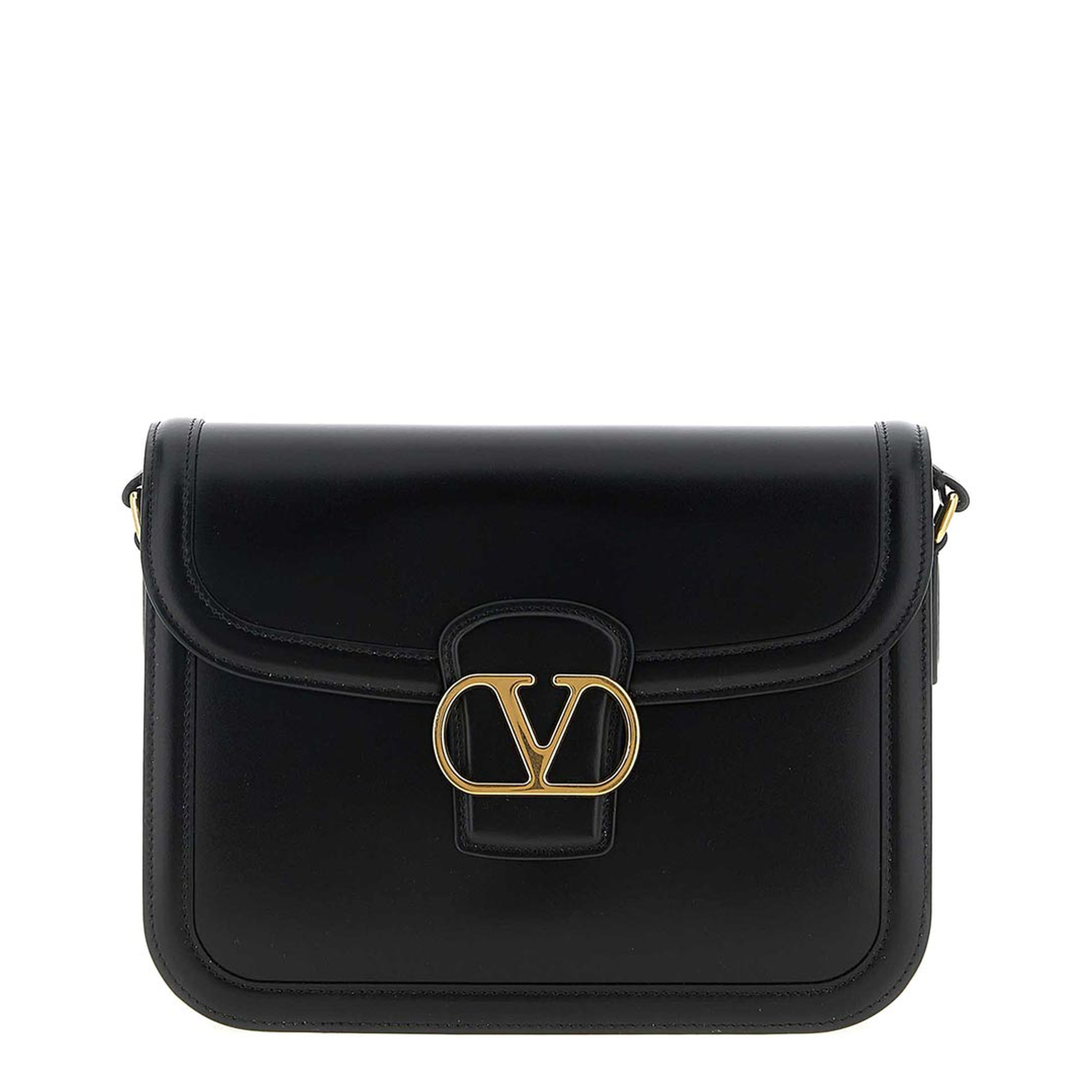 9To5 Calfskin Shoulder Bag - Black - Image 5