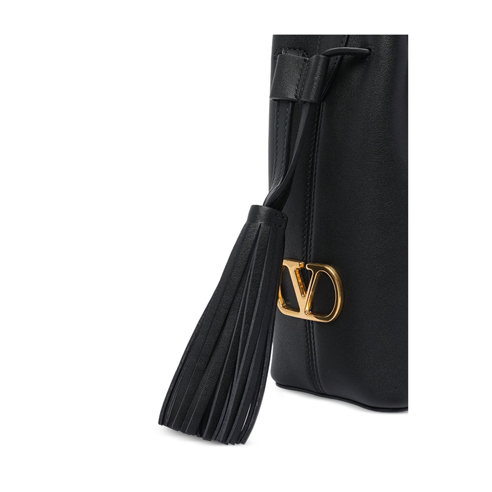 So Seau Small Bucket Bag Leather Black - Image 4