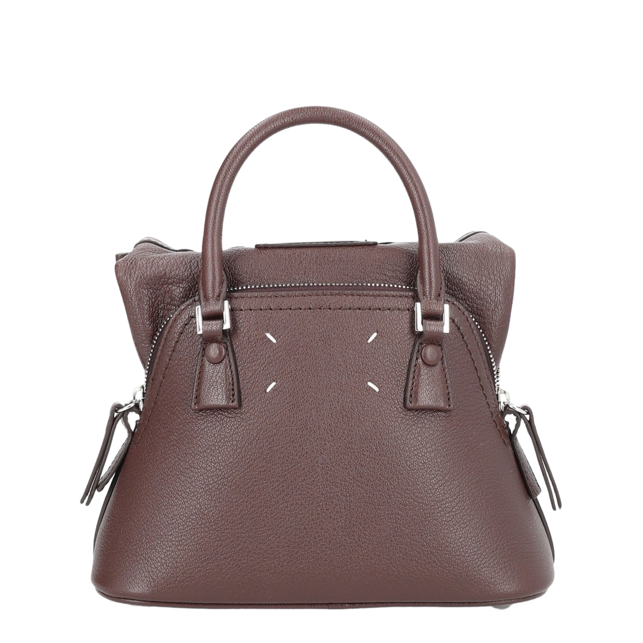 5AC Classique Micro Leather Handbag - Brown - Image 3