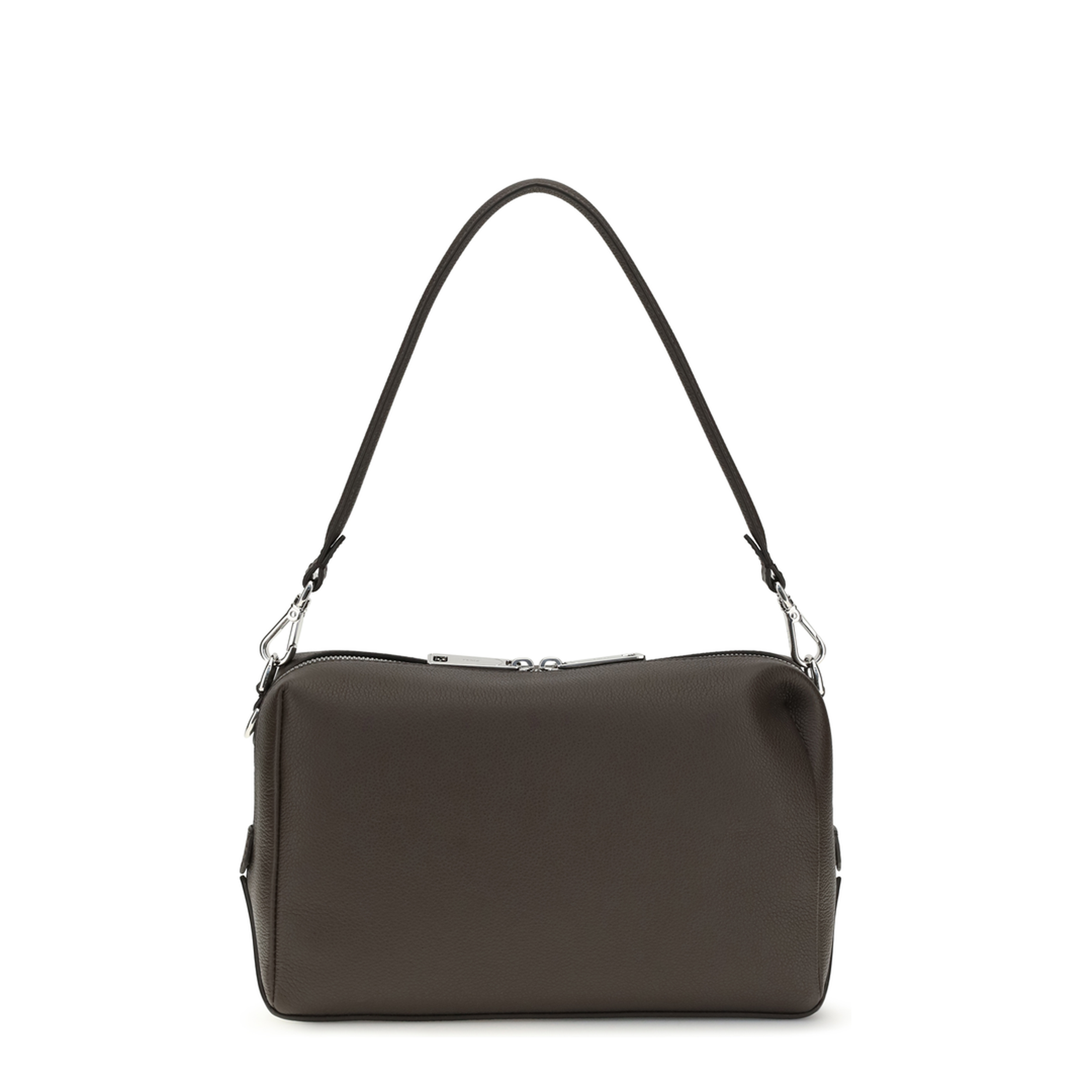 Lui Medium Calfskin Shoulder Bag - Black - Image 1