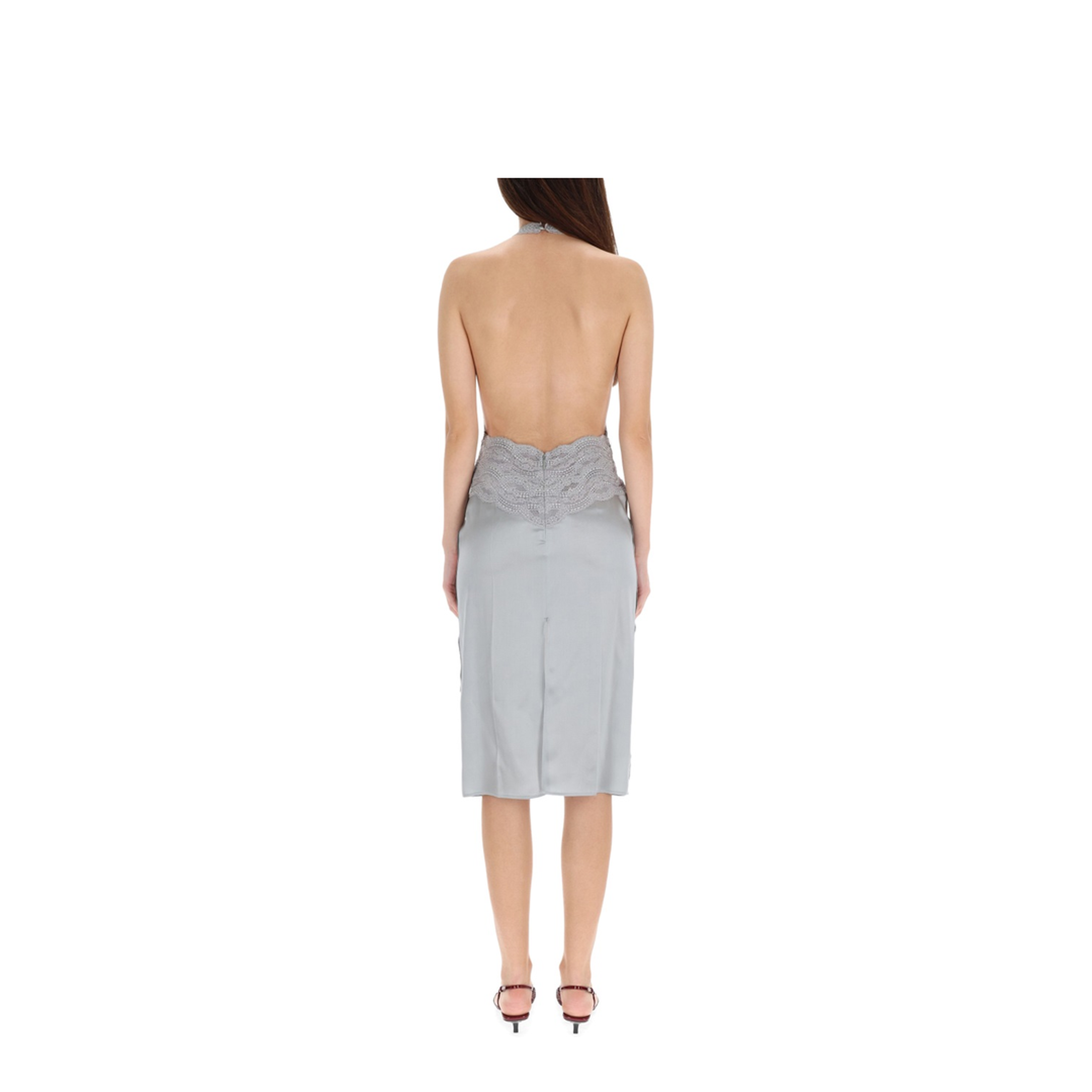 Silk Satin Dress - Image 3