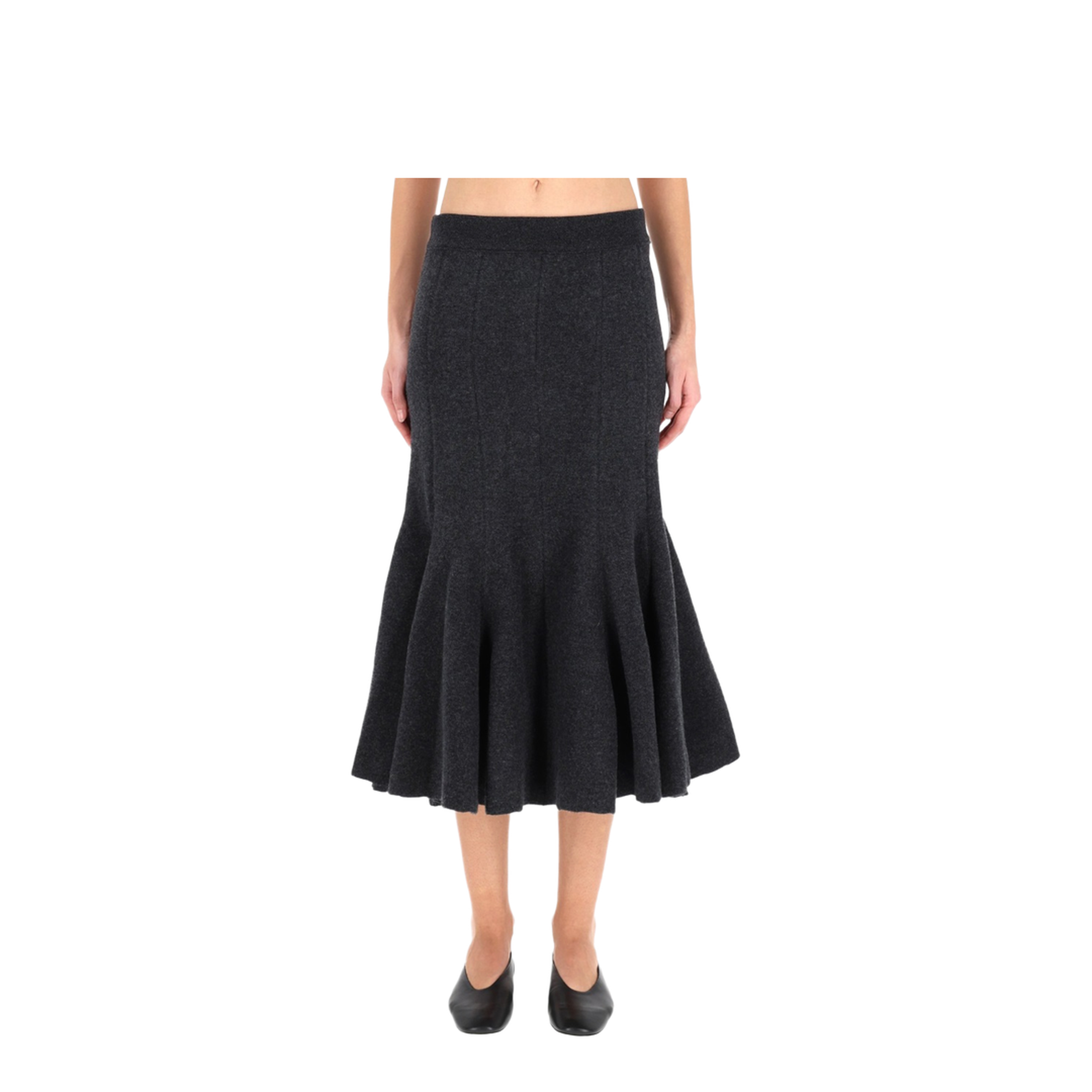 Cashmere Midi Skirt - Image 1