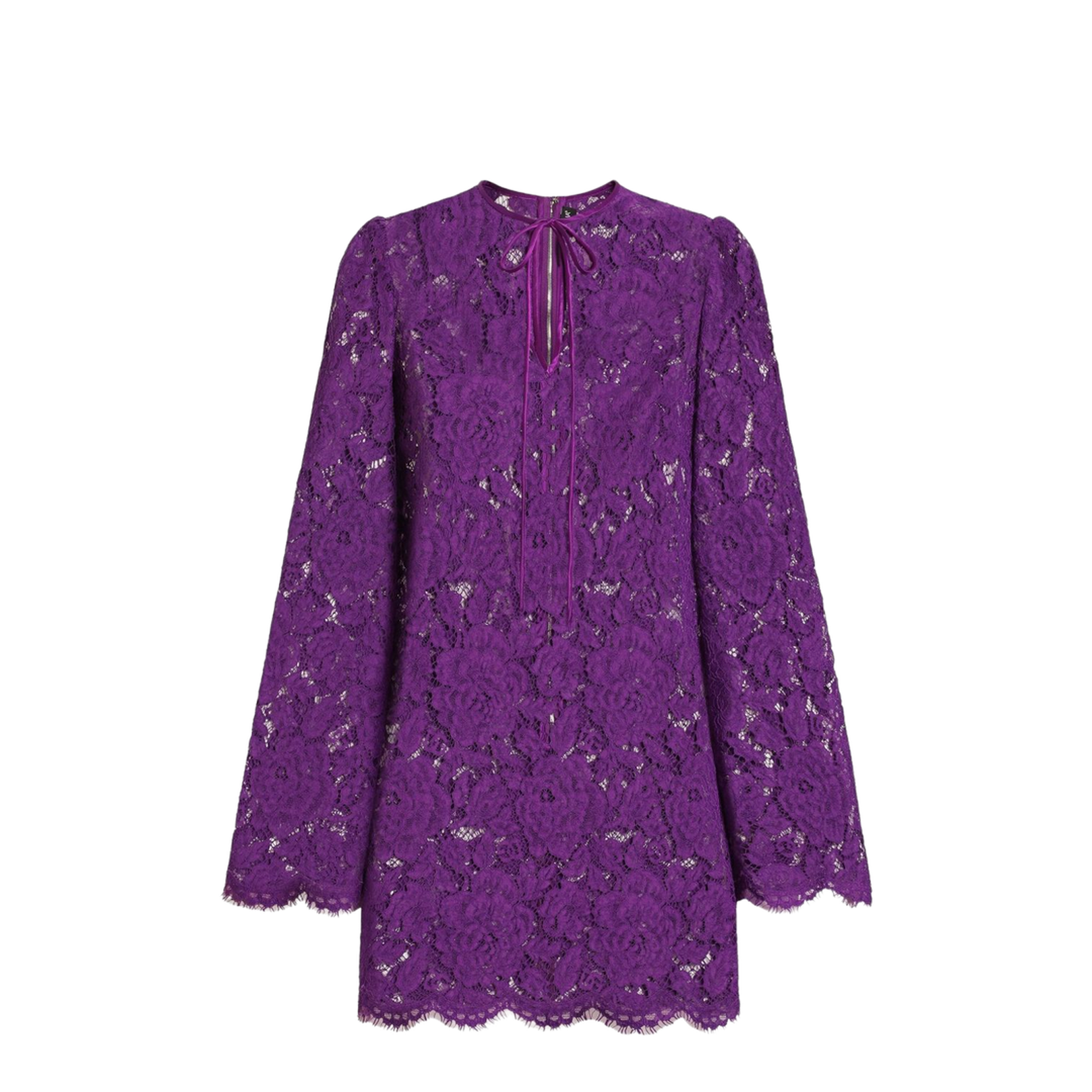 Cordonetto Lace Short Dress - Image 1