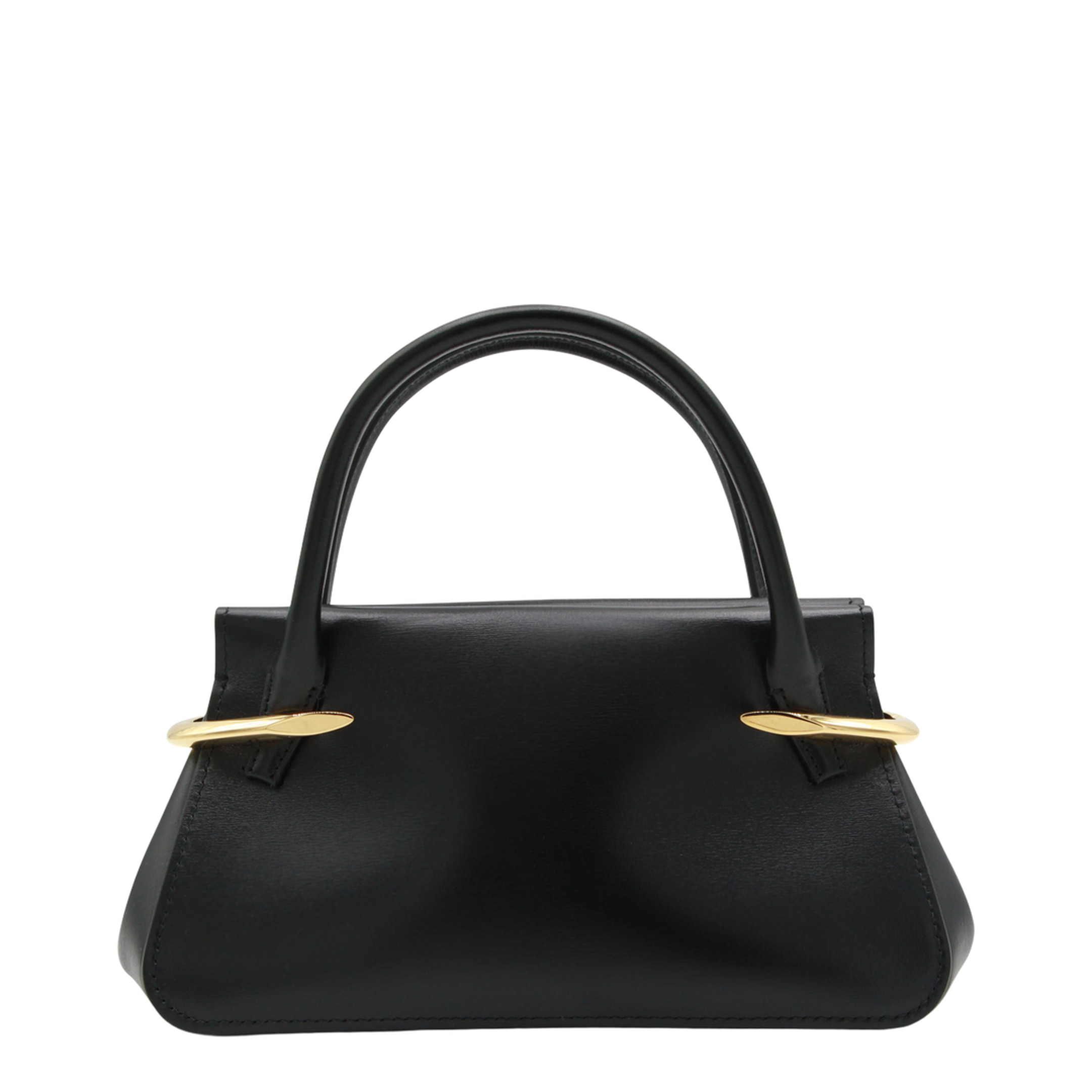 Pinch Mini Calfskin Bag - Black - Image 5