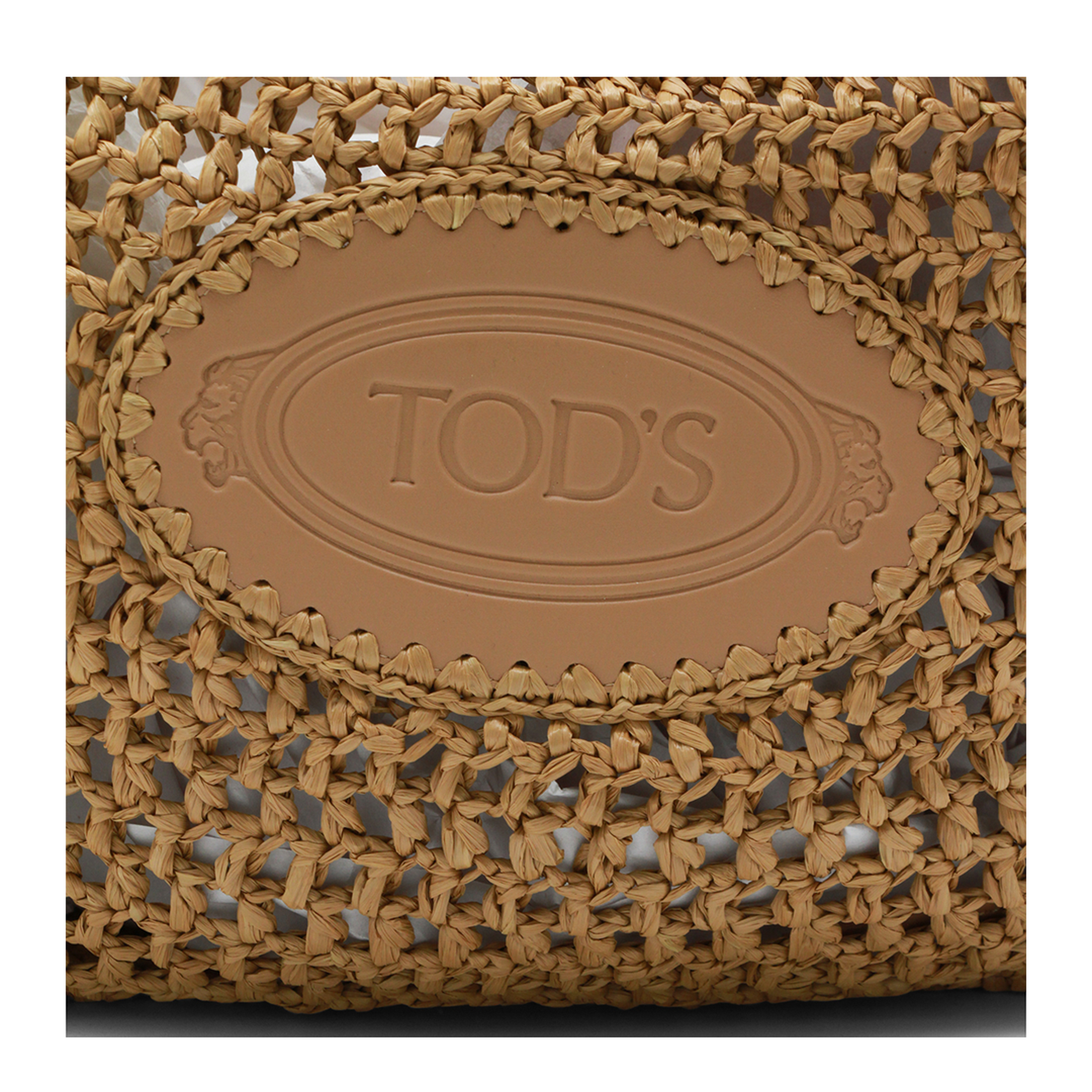 Medium Calfskin Shopping Bag - Light Camel - Image 4