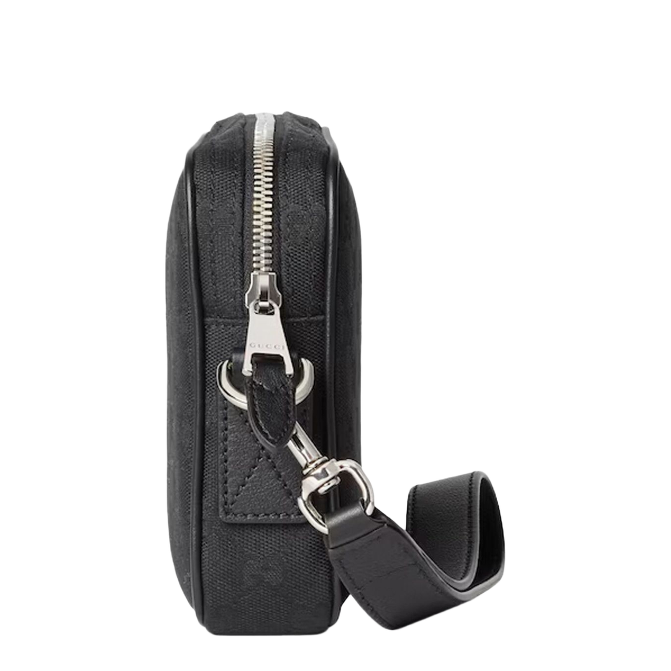 Small Canvas Crossbody - Black - Image 2