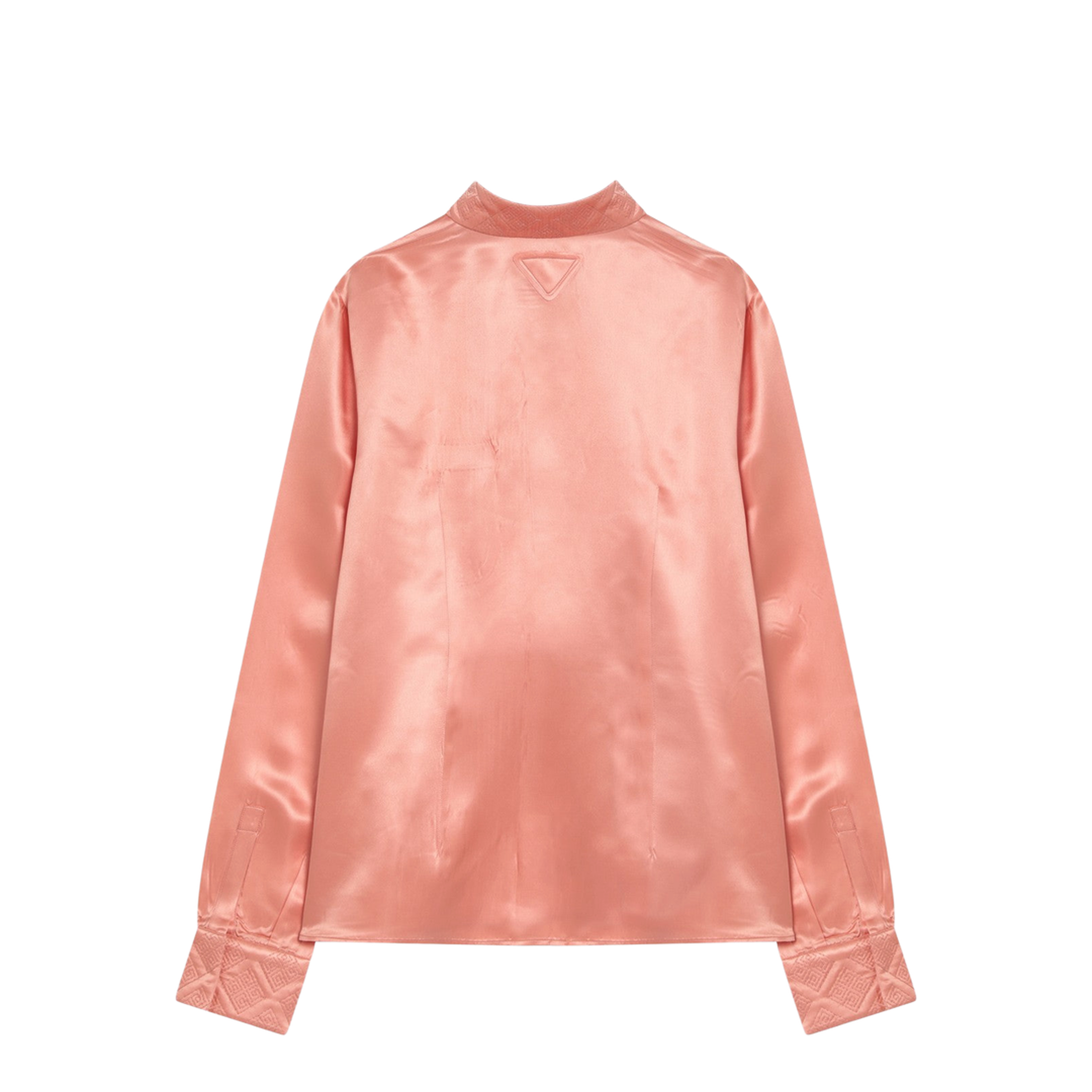Coral-Coloured Shirt in Silk Blend - Image 2