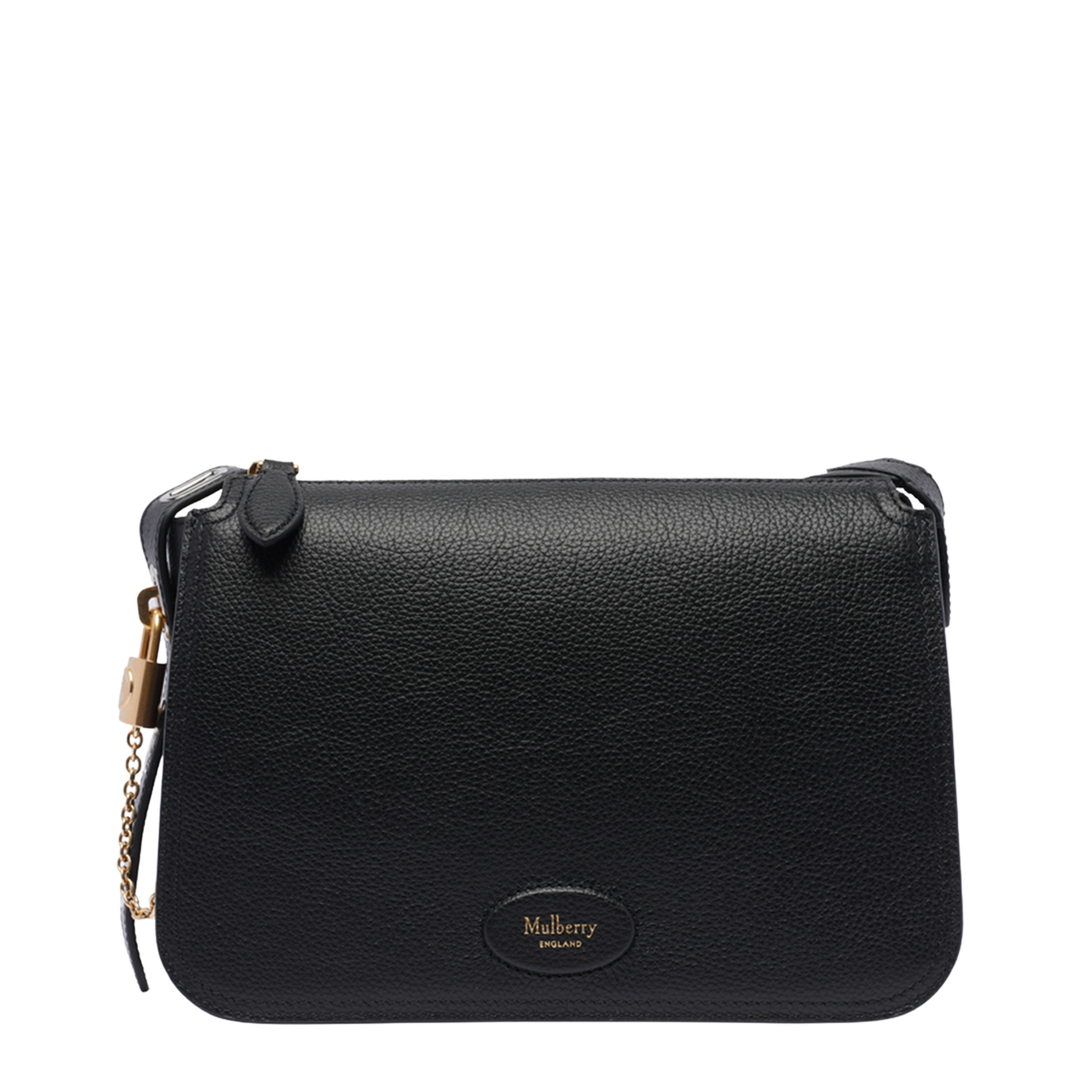 Billie Small Leather Crossbody Bag - Black - Image 5