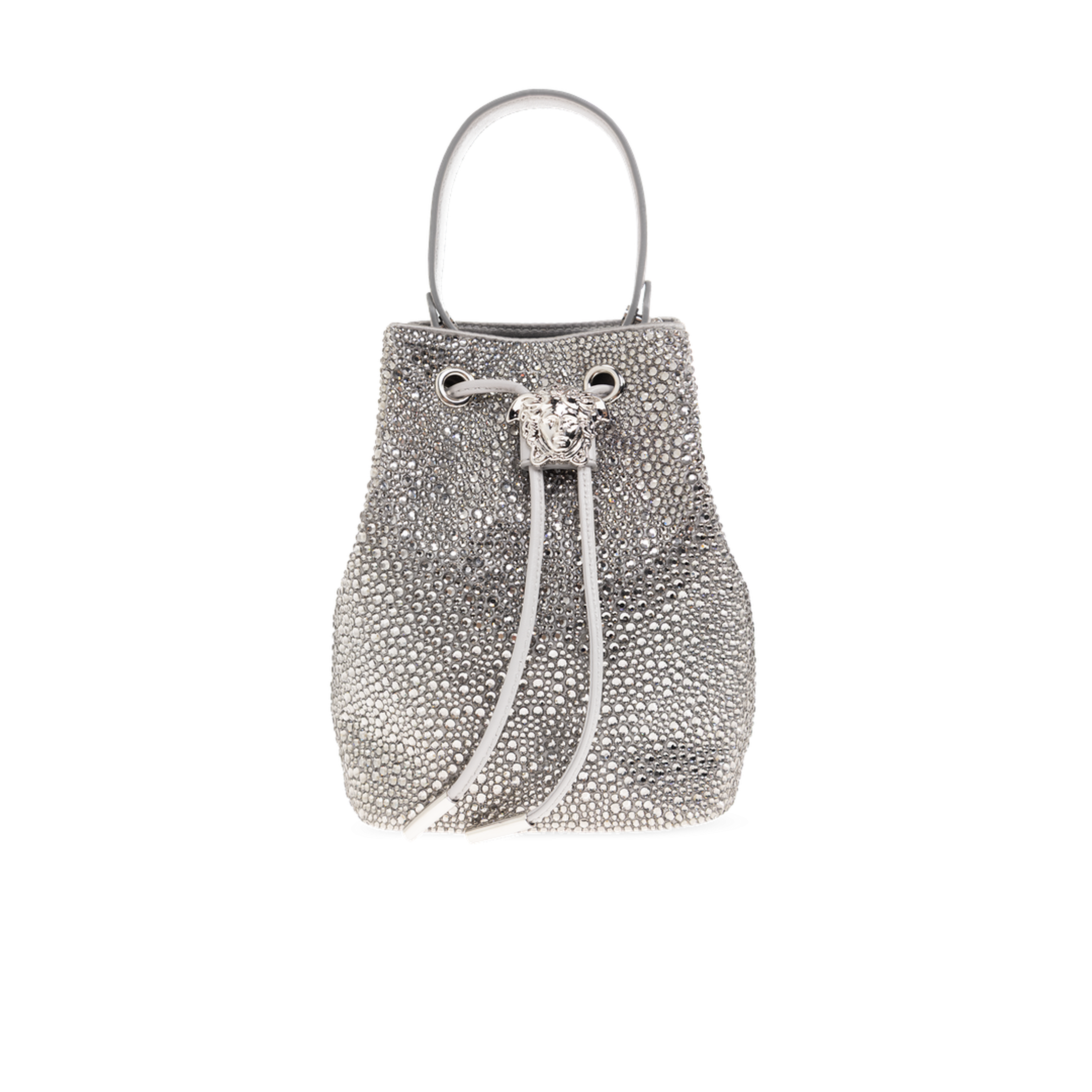 La Medusa Mini Calfskin Bucket Bag - Nero - Image 1