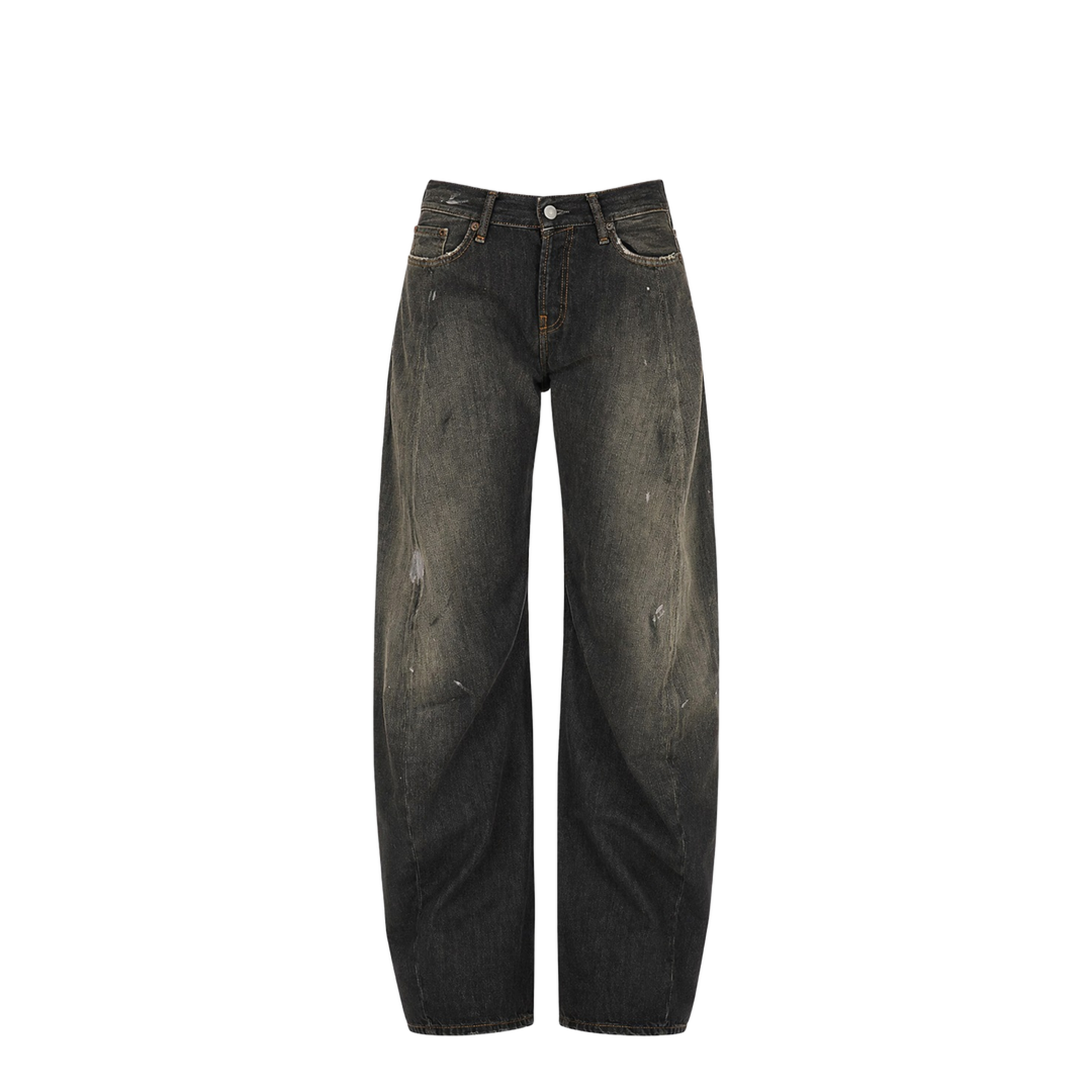 Loose Fit Jeans - Black - Image 1