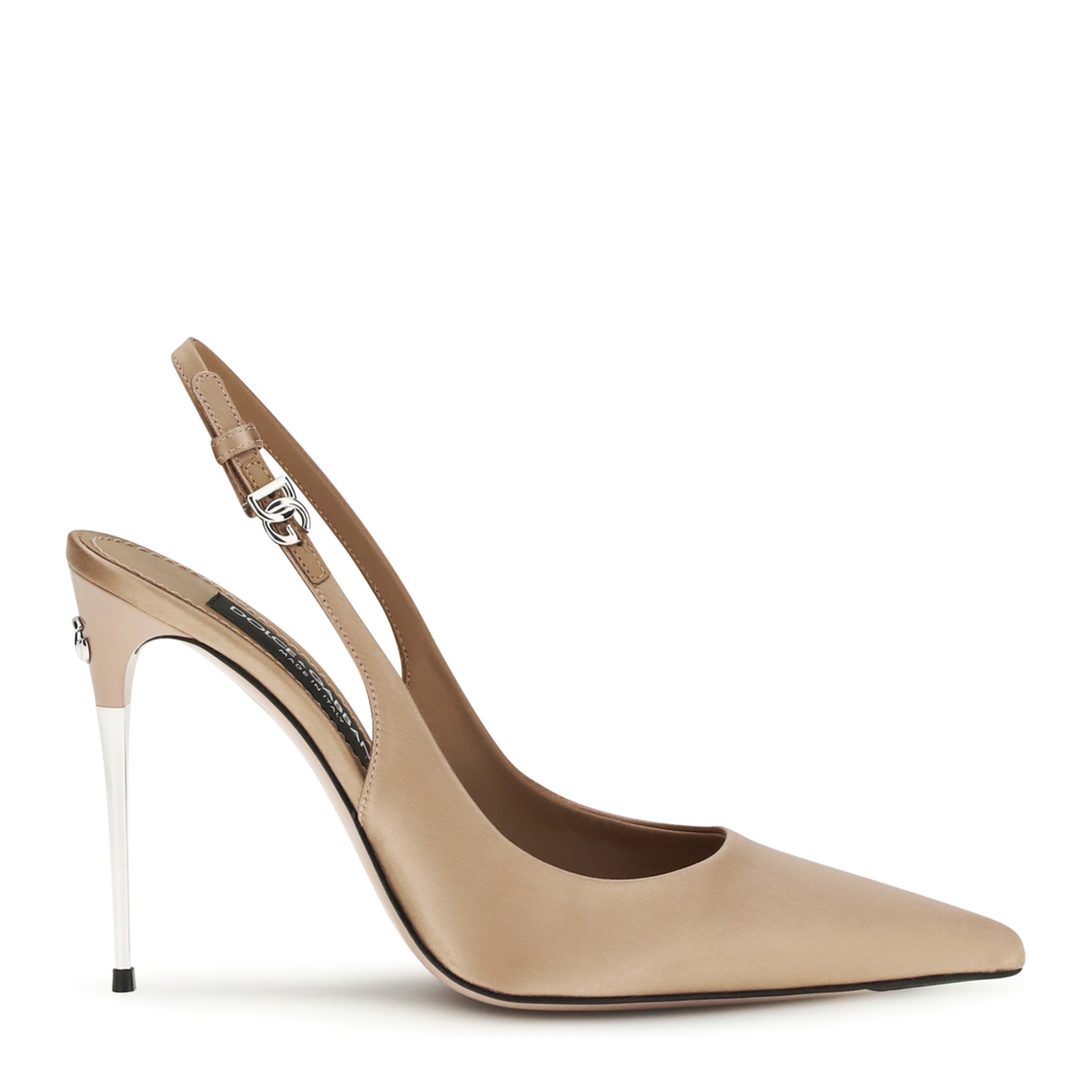 Satin Slingback Pumps - Image 1