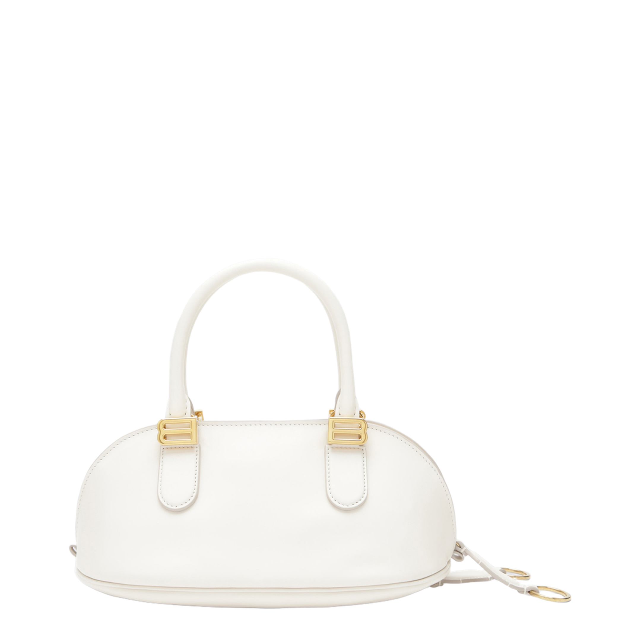 Bolero Mini Calfskin Bowling Bag - Cream - Image 2