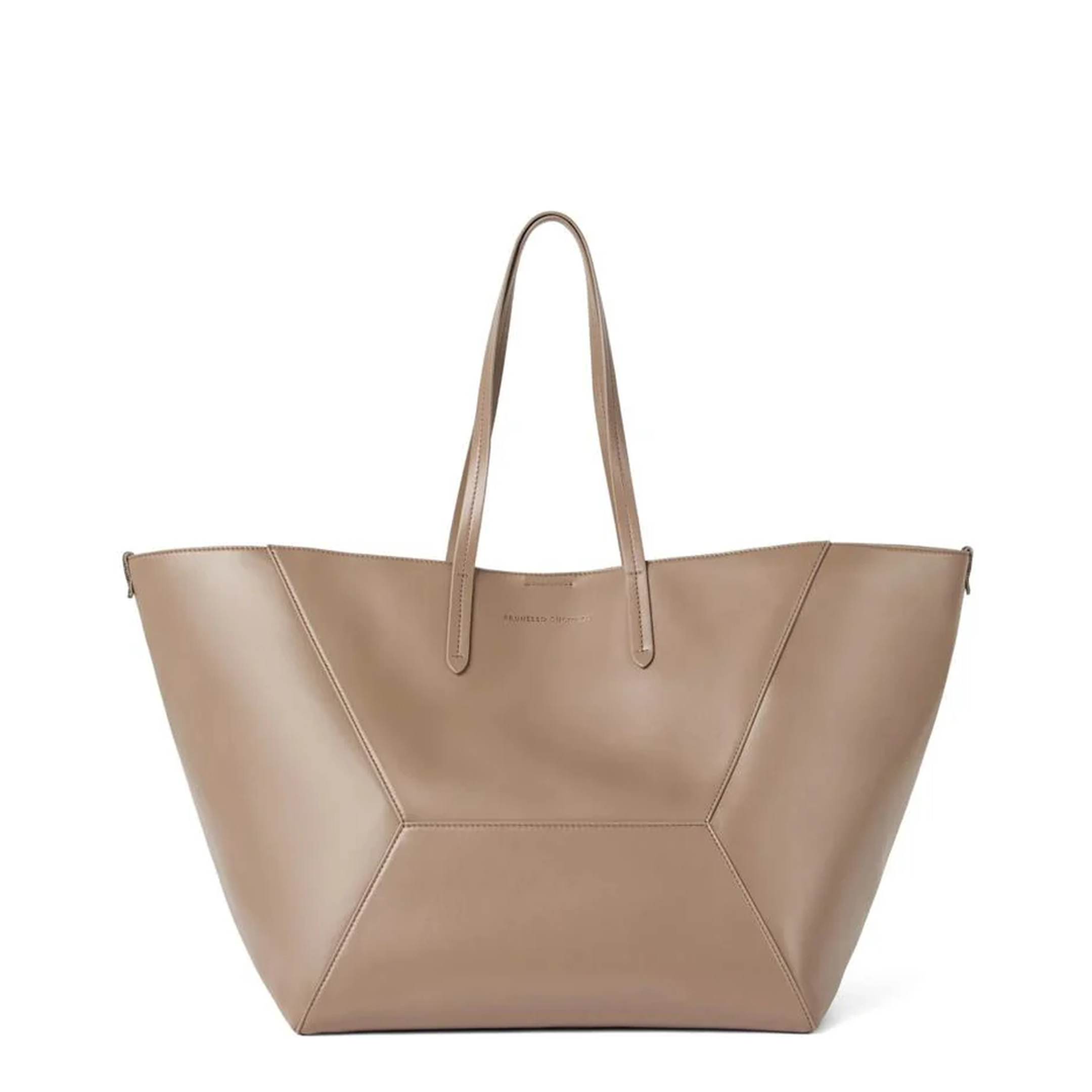Large Calfskin Duo Bag in Hazelnut - Image 1
