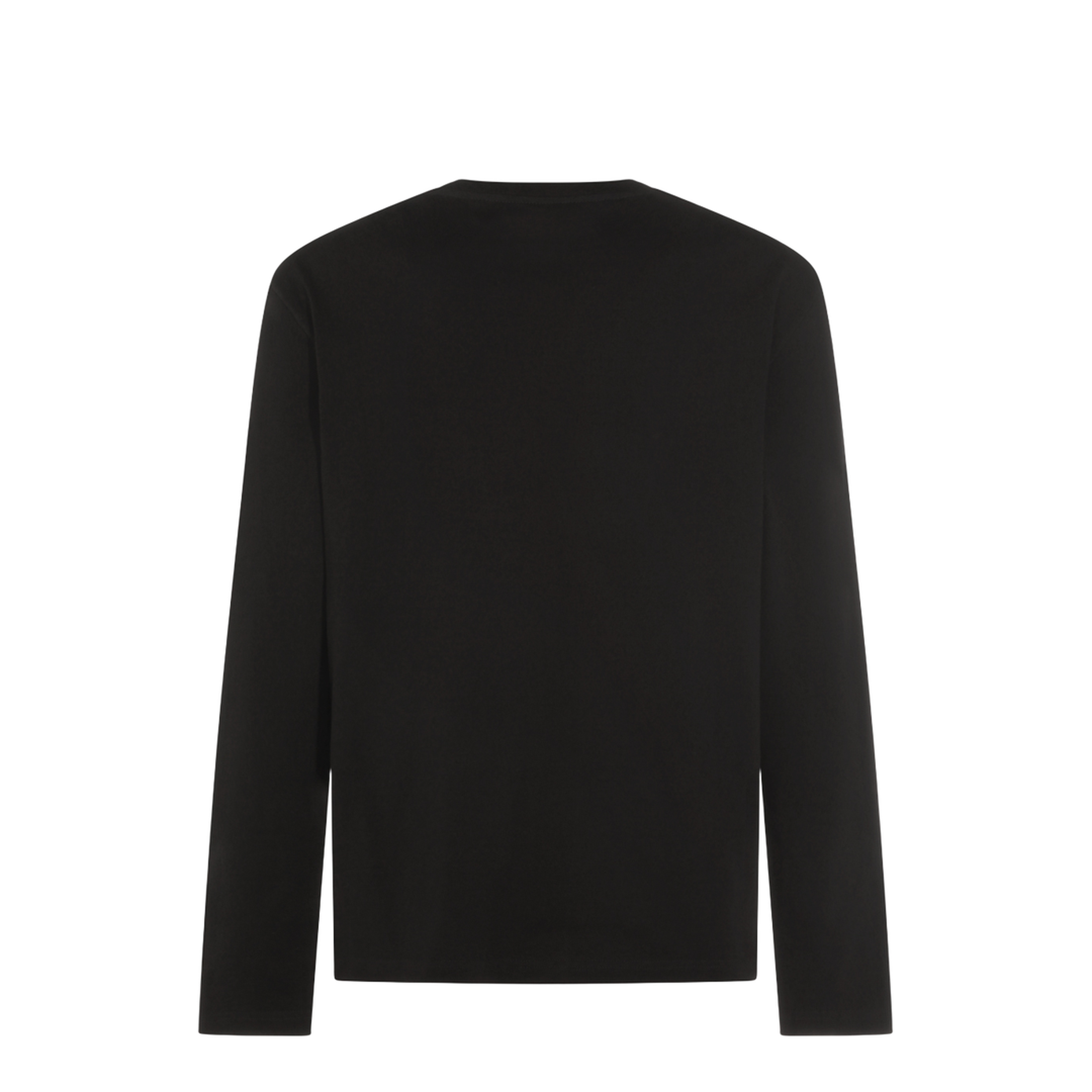 Black Cotton T-Shirt - Image 3
