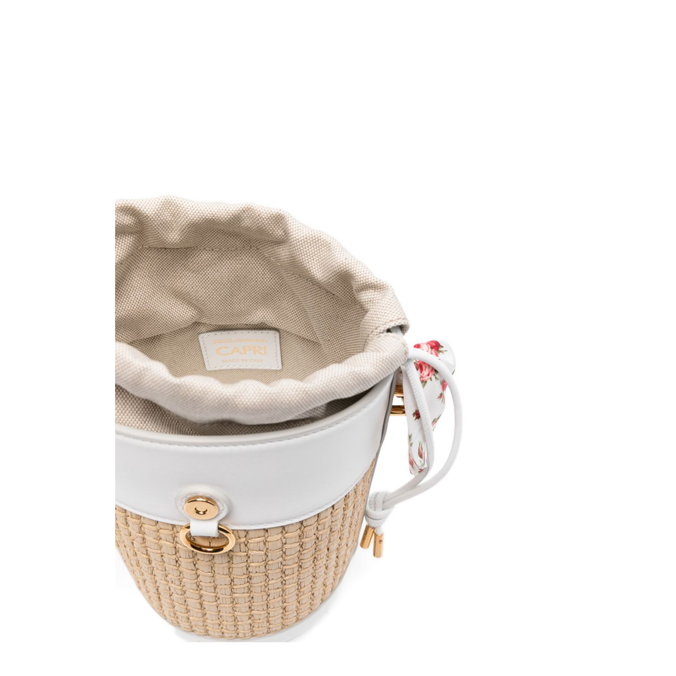 Capri Raffia Bucket Bag - Multicolor - Image 2