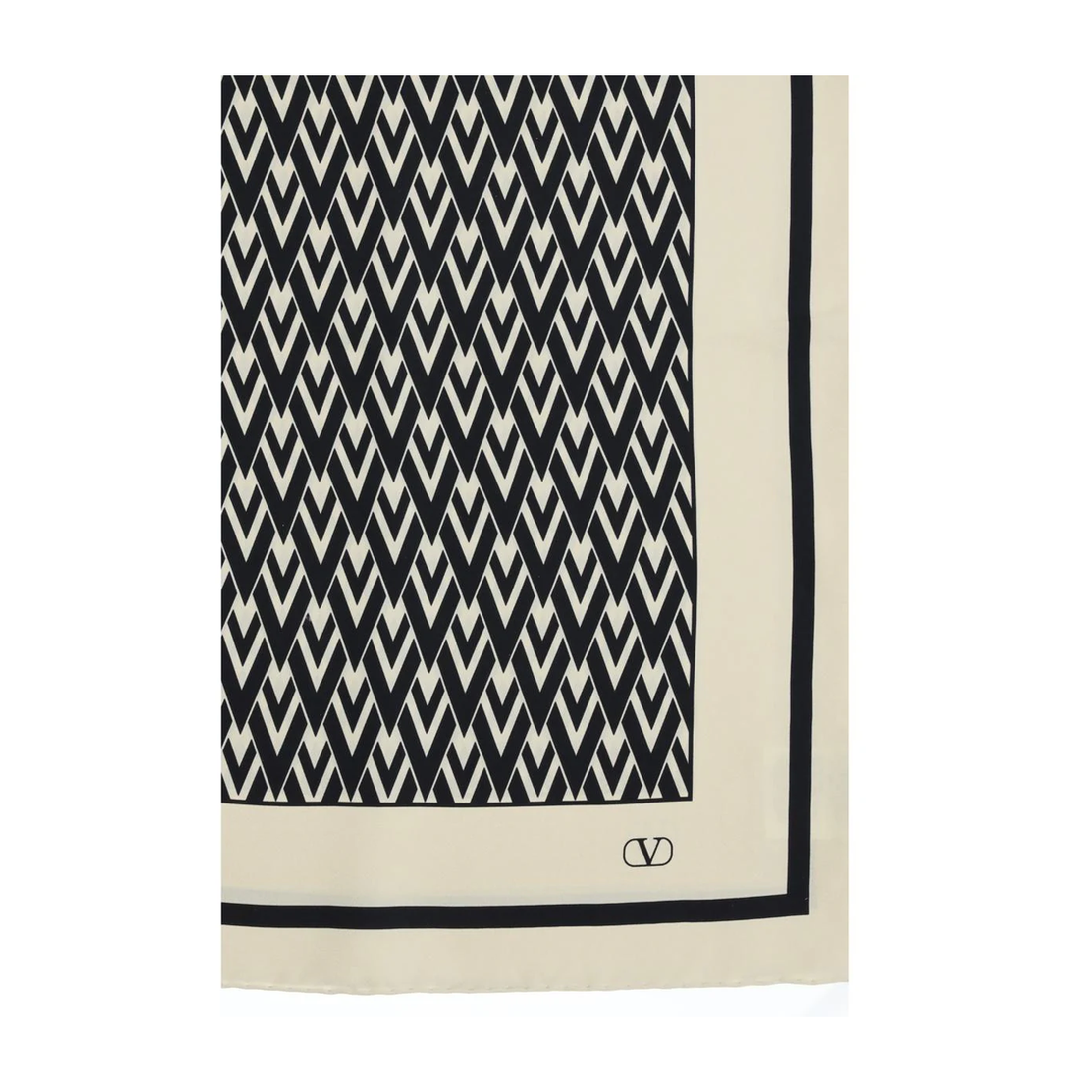 Printed Silk Scarf - Image 5