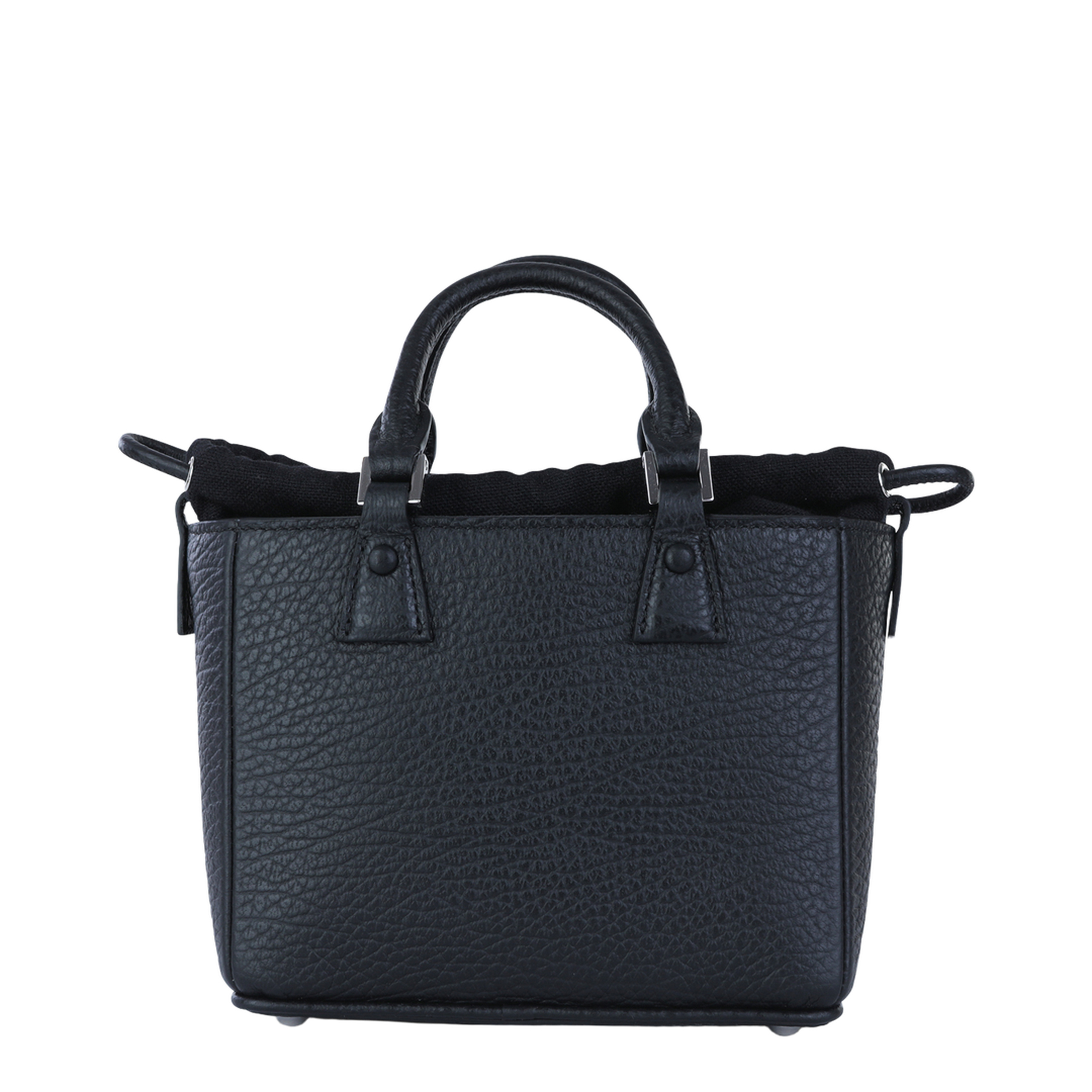 5AC Mini Calf Leather Tote - Black - Image 6