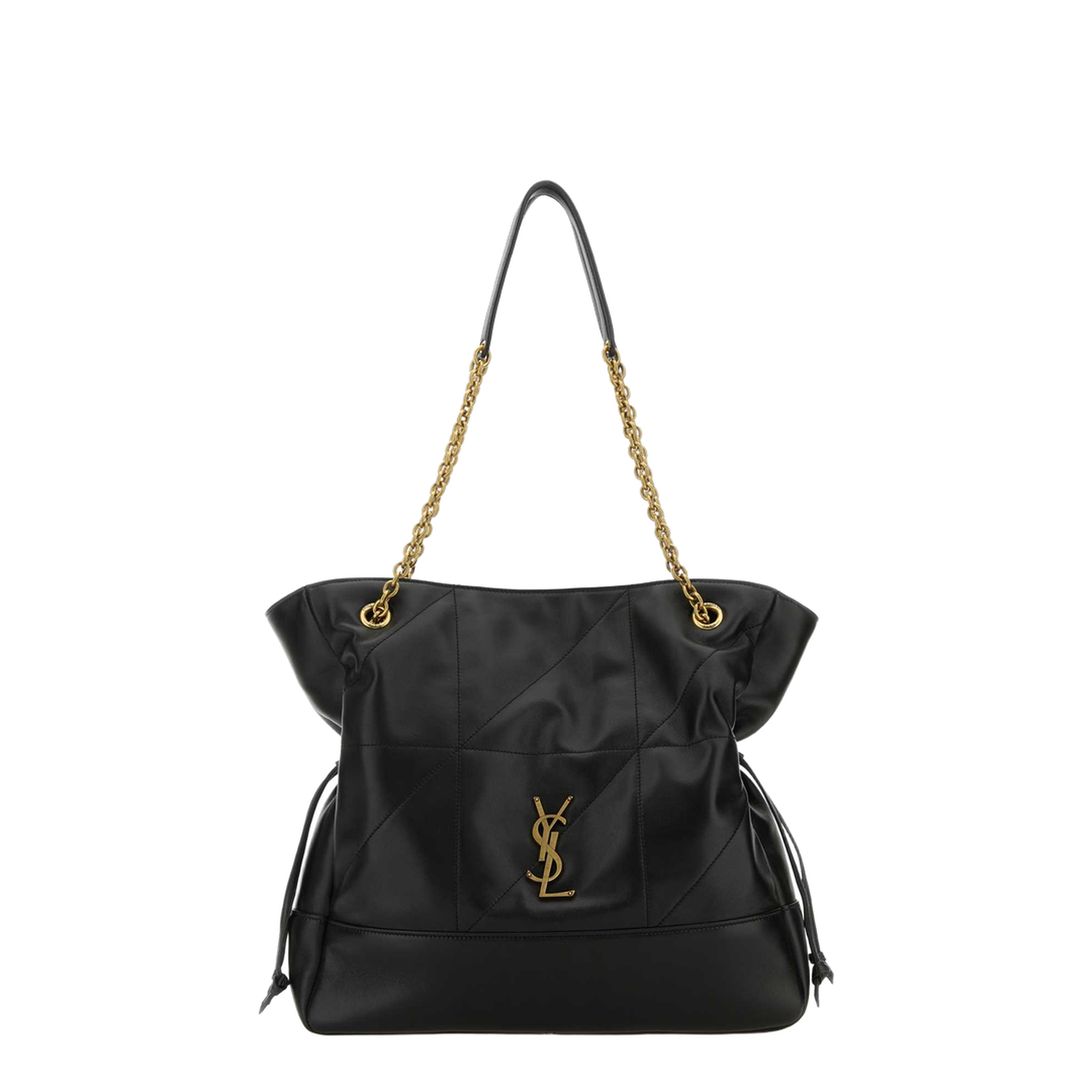 Black Nappa Leather Jamie Bucket Bag - Image 1