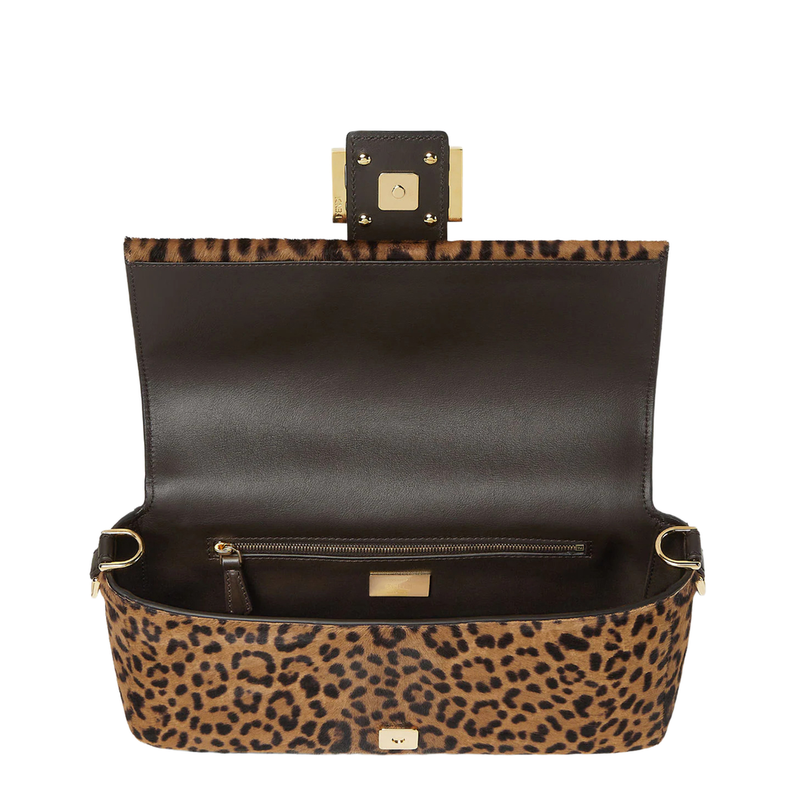Baguette® Printed Cavallino Calfskin Bag Brown - Image 4