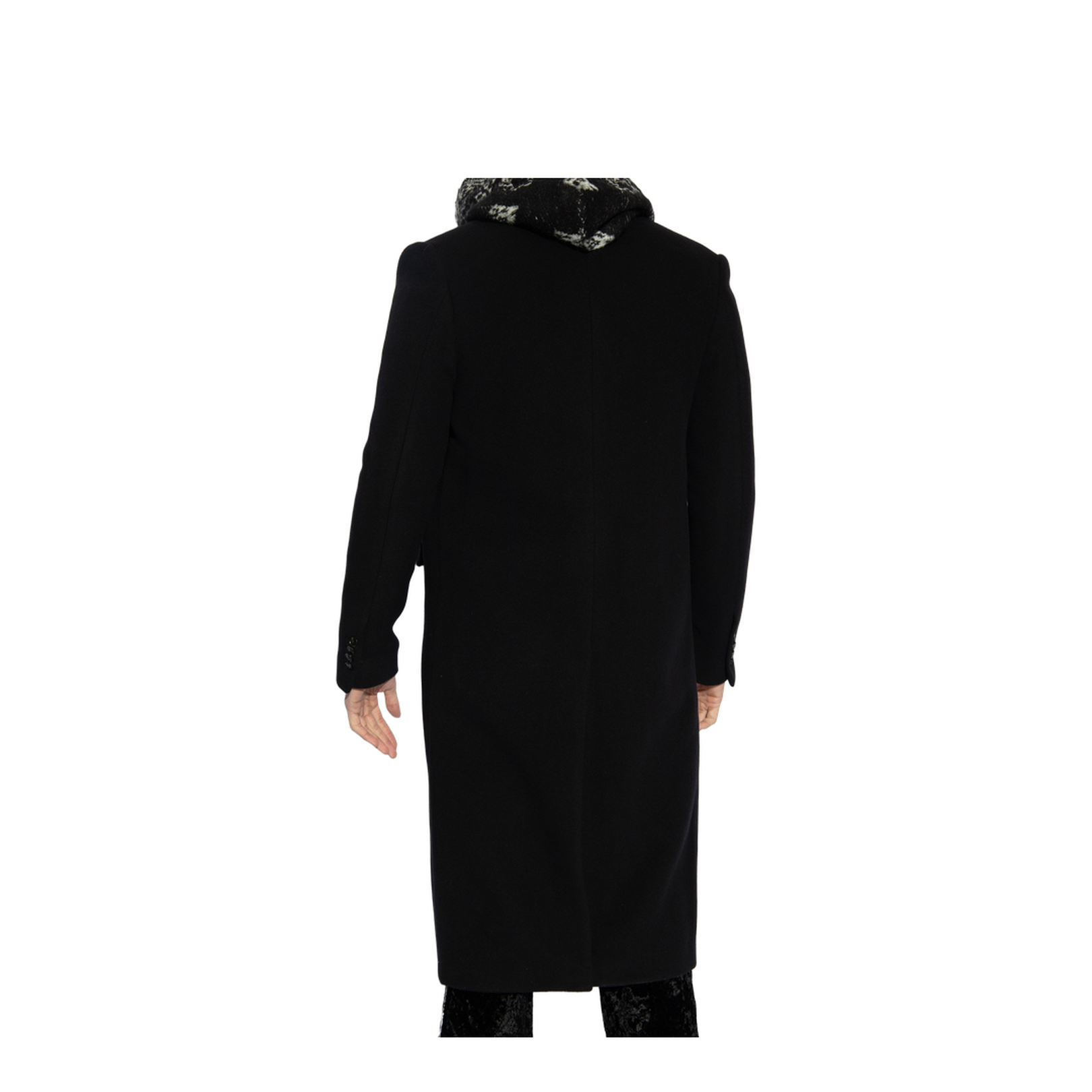Double Breasted Coat Black - Image 4