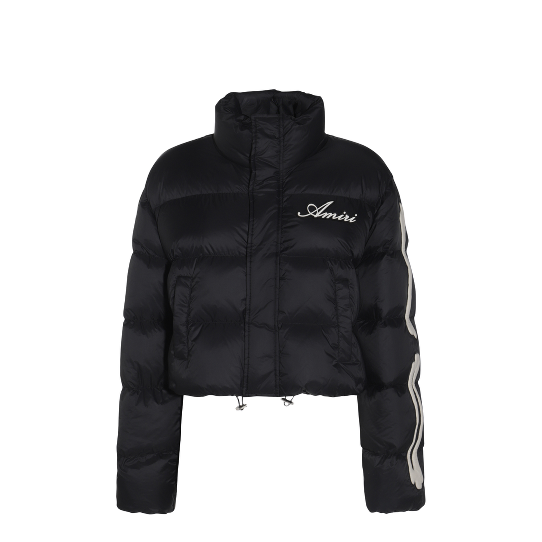 Black Nylon Down Jacket - Image 2