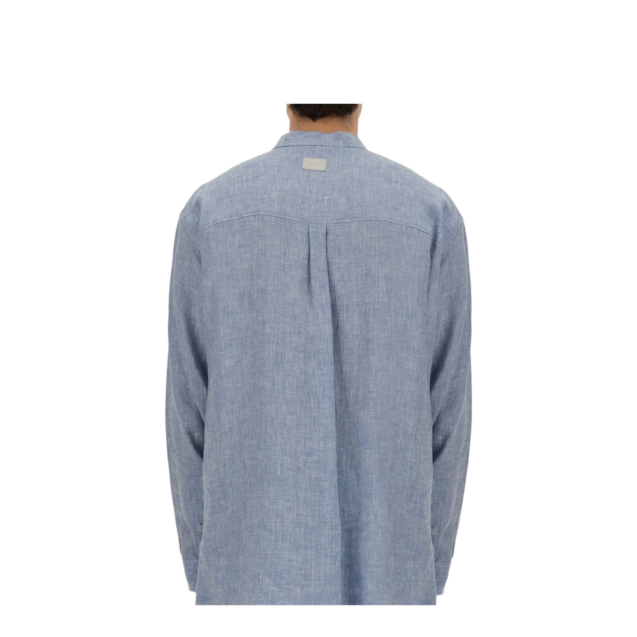 Shirt with Mandarin Collar - Image 3