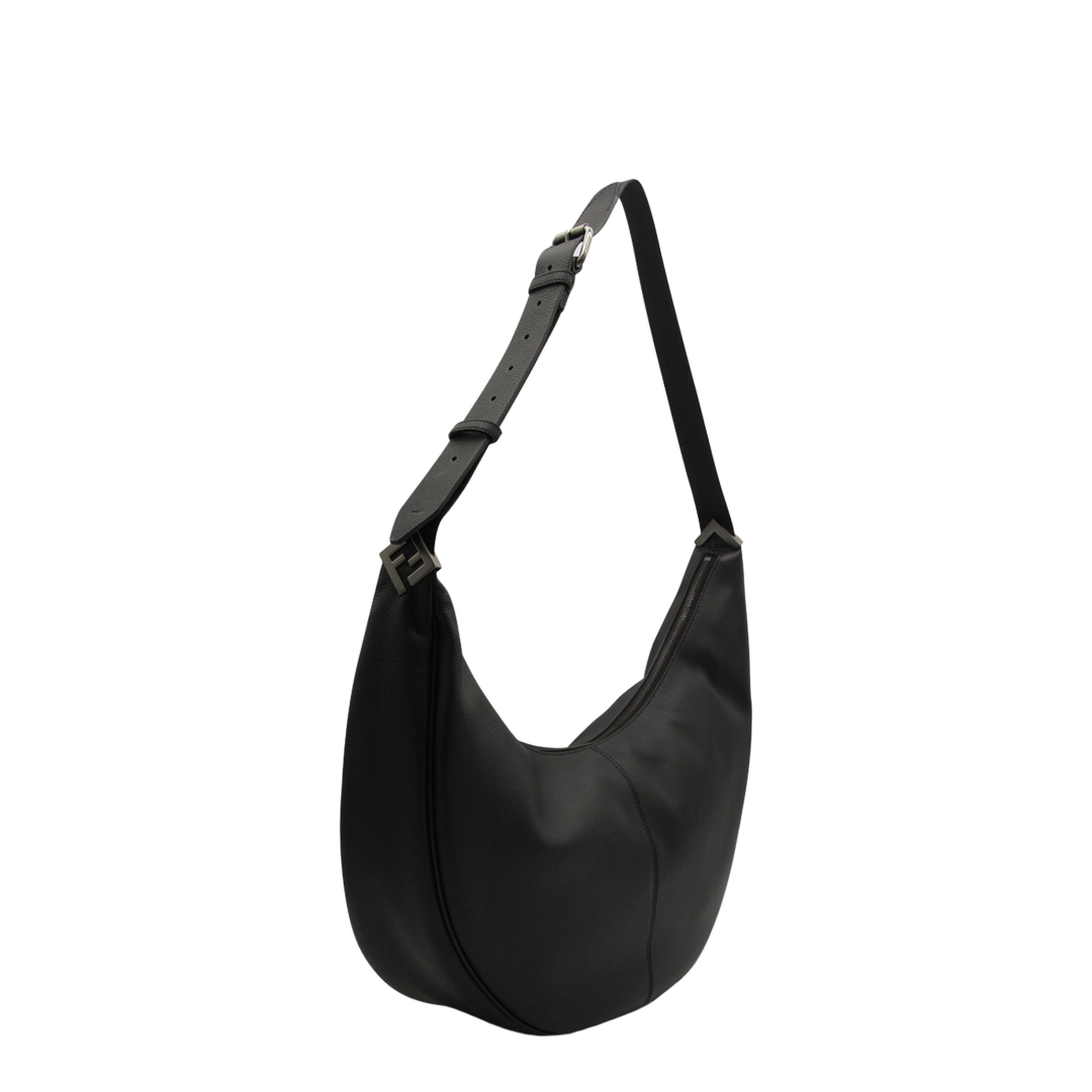 Melon Large Calfskin Bag - Black - Image 4