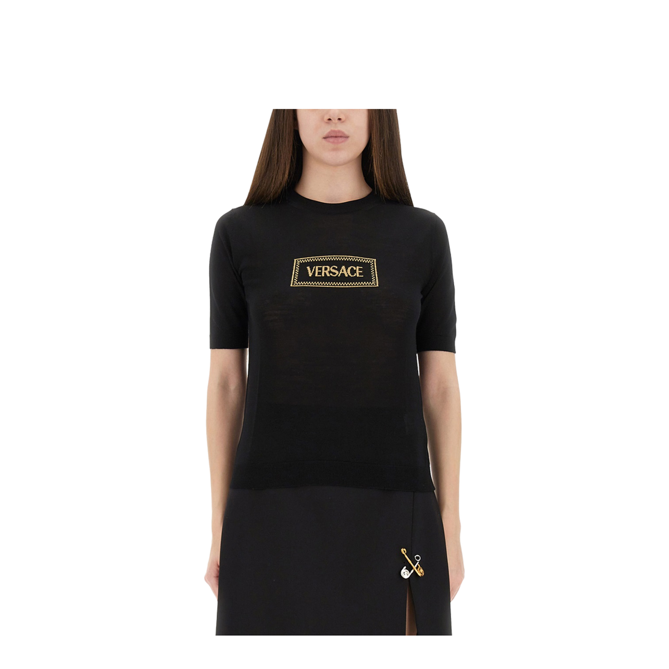 Logo Knit T-Shirt - Image 1