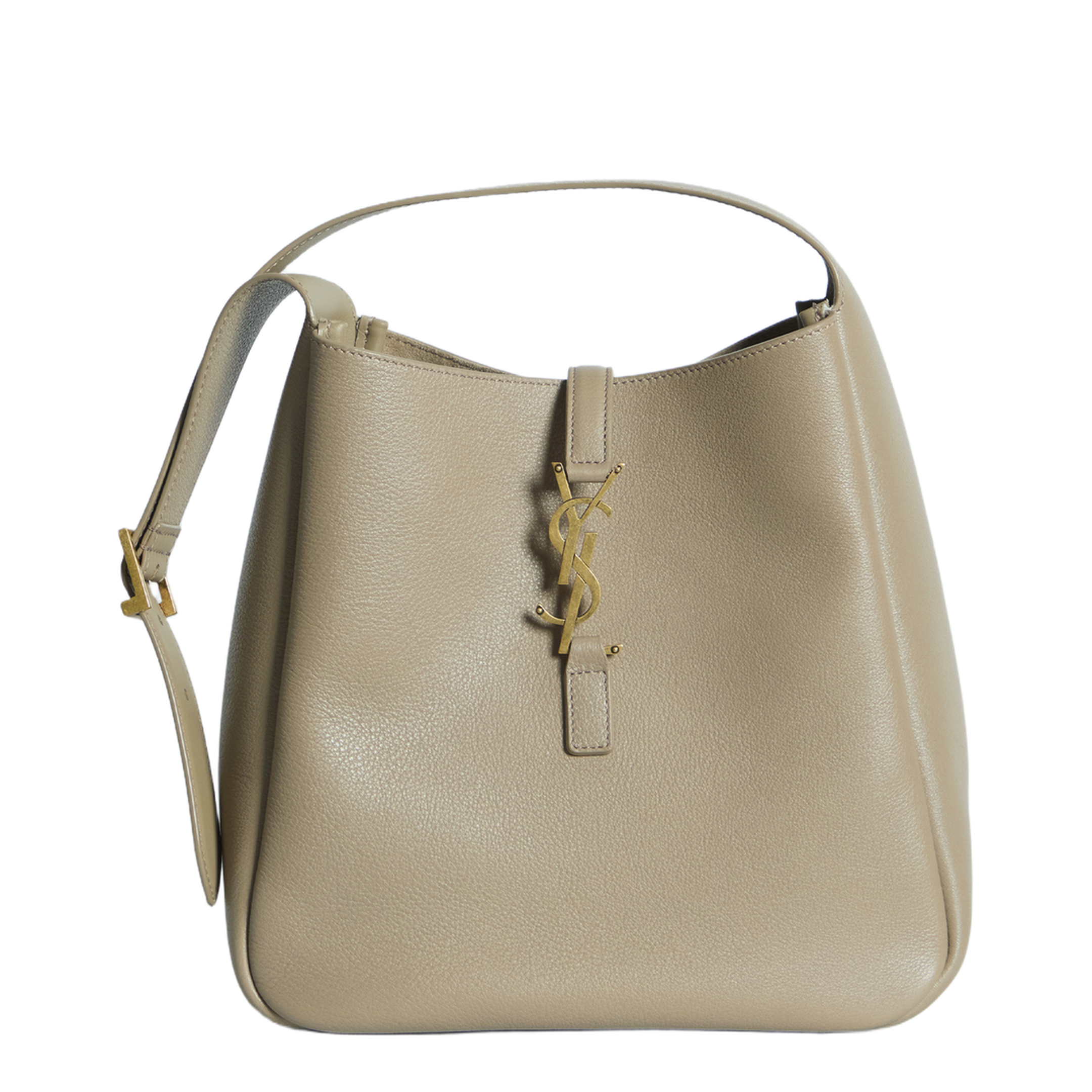 Le 5 À 7 Small Calfskin Shoulder Bag - Light Cumin - Image 1