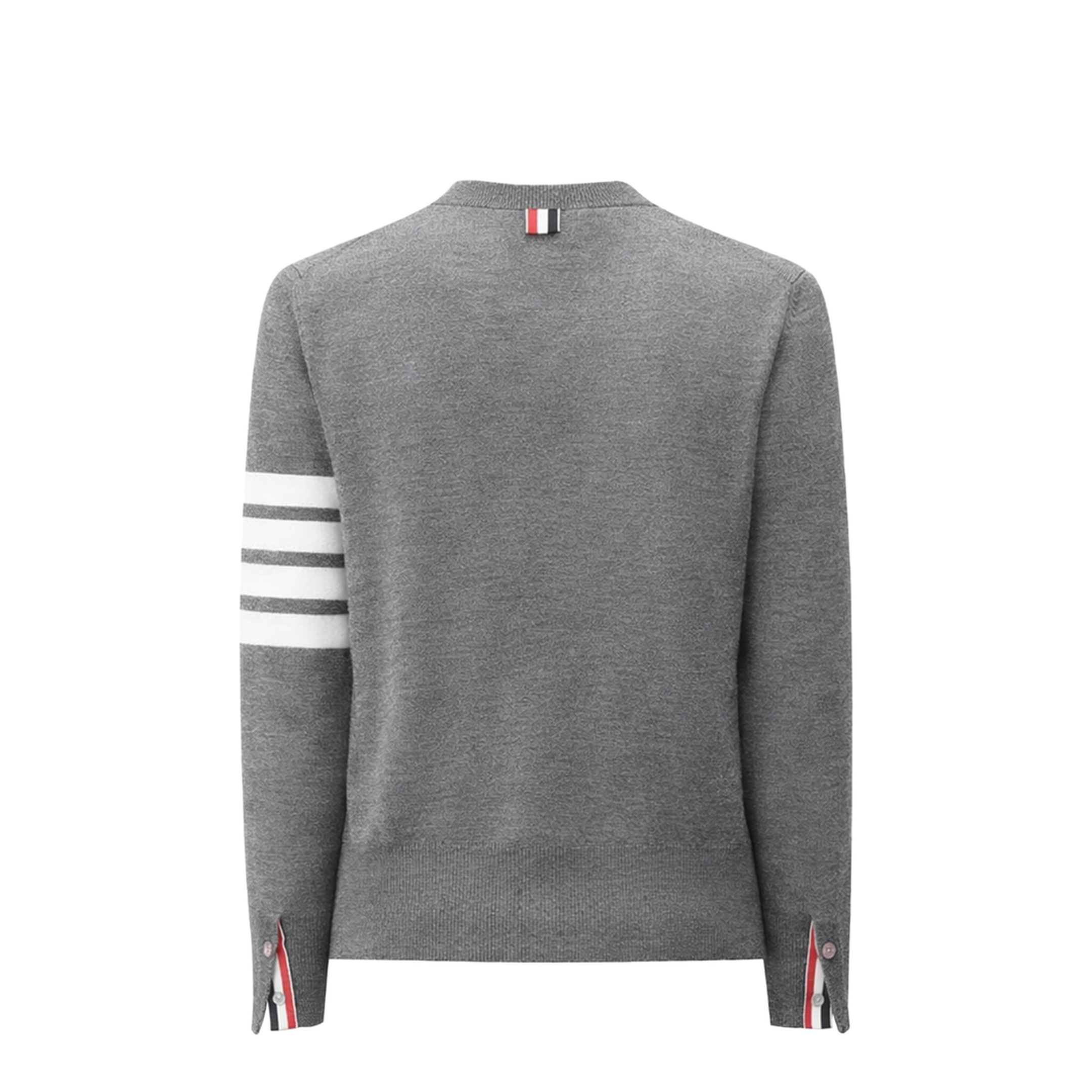 4 Bar Merino Wool Cardigan - Image 2