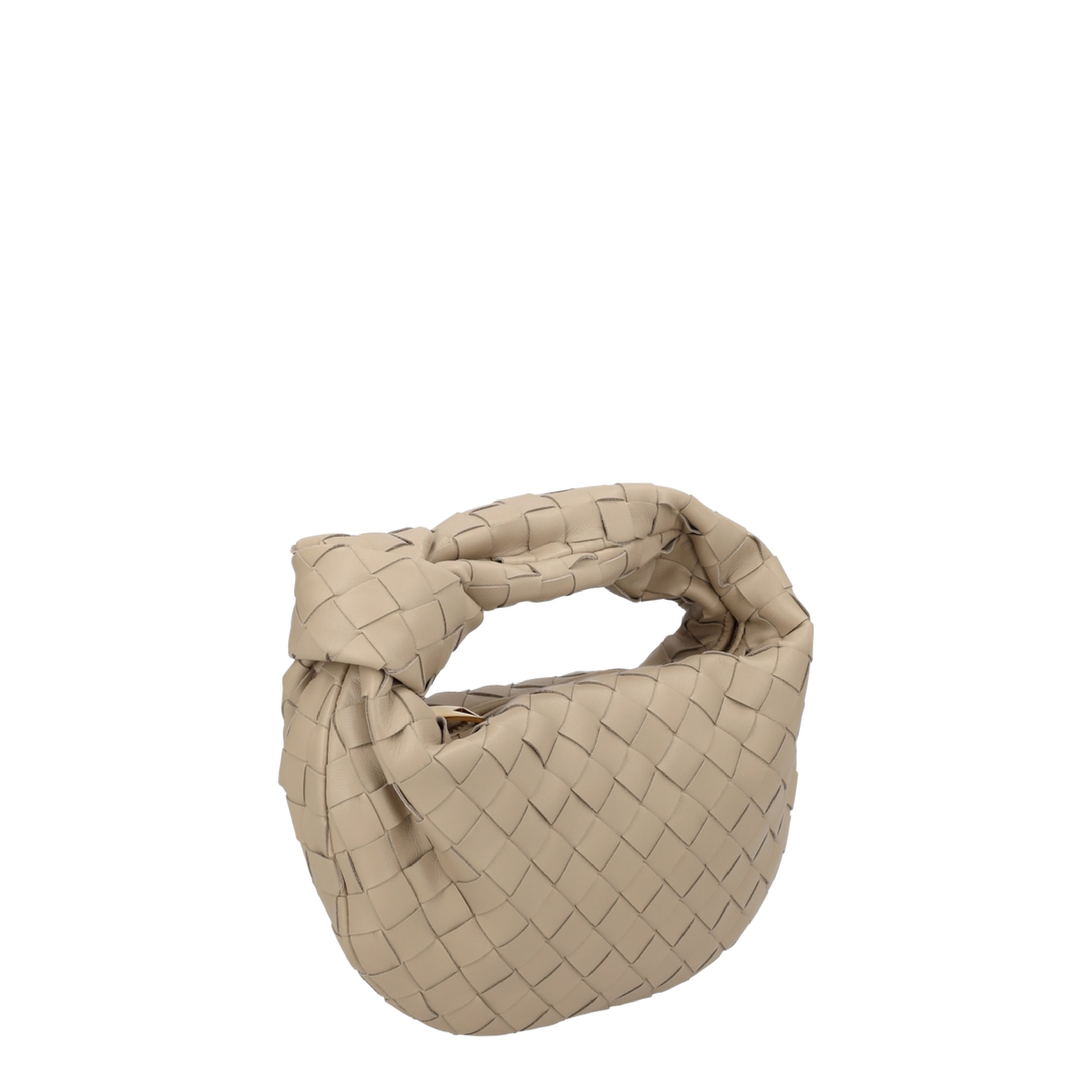 Jodie Mini Lambskin Top-Handle Bag - Ecru - Image 3