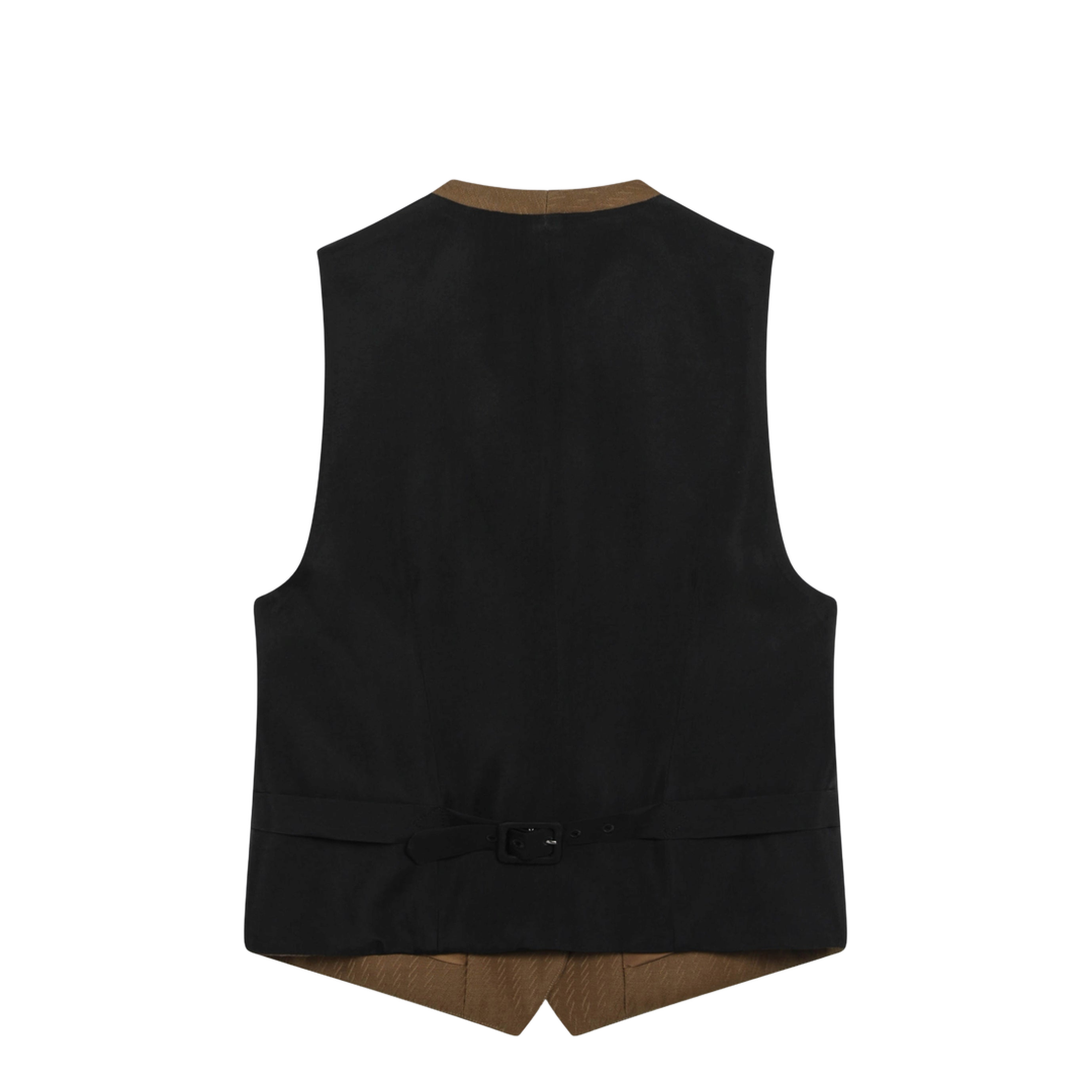 Brown Wool and Mohair Vest - Image 2