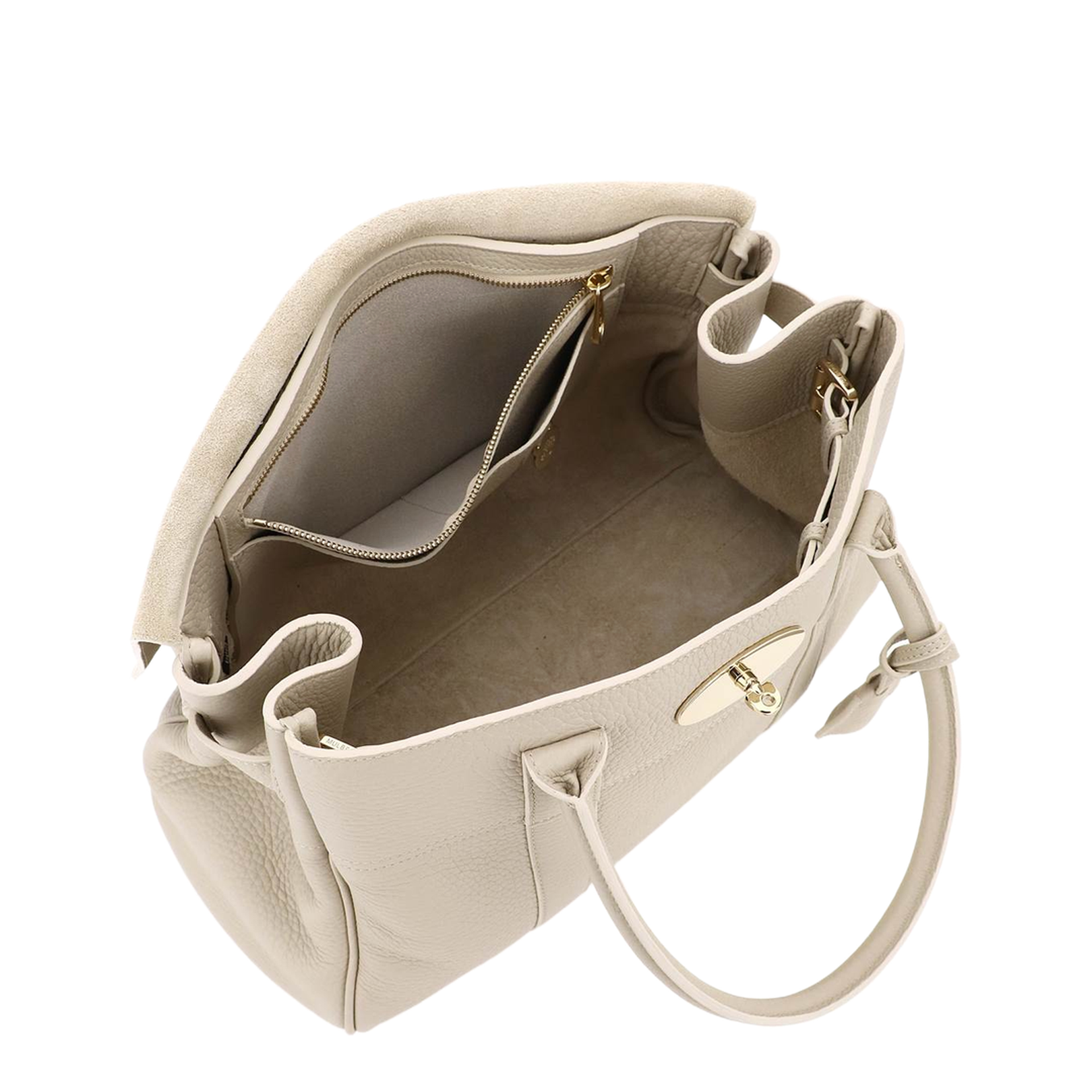 Borse A Mano Hand Bag Leather Cream - Image 2