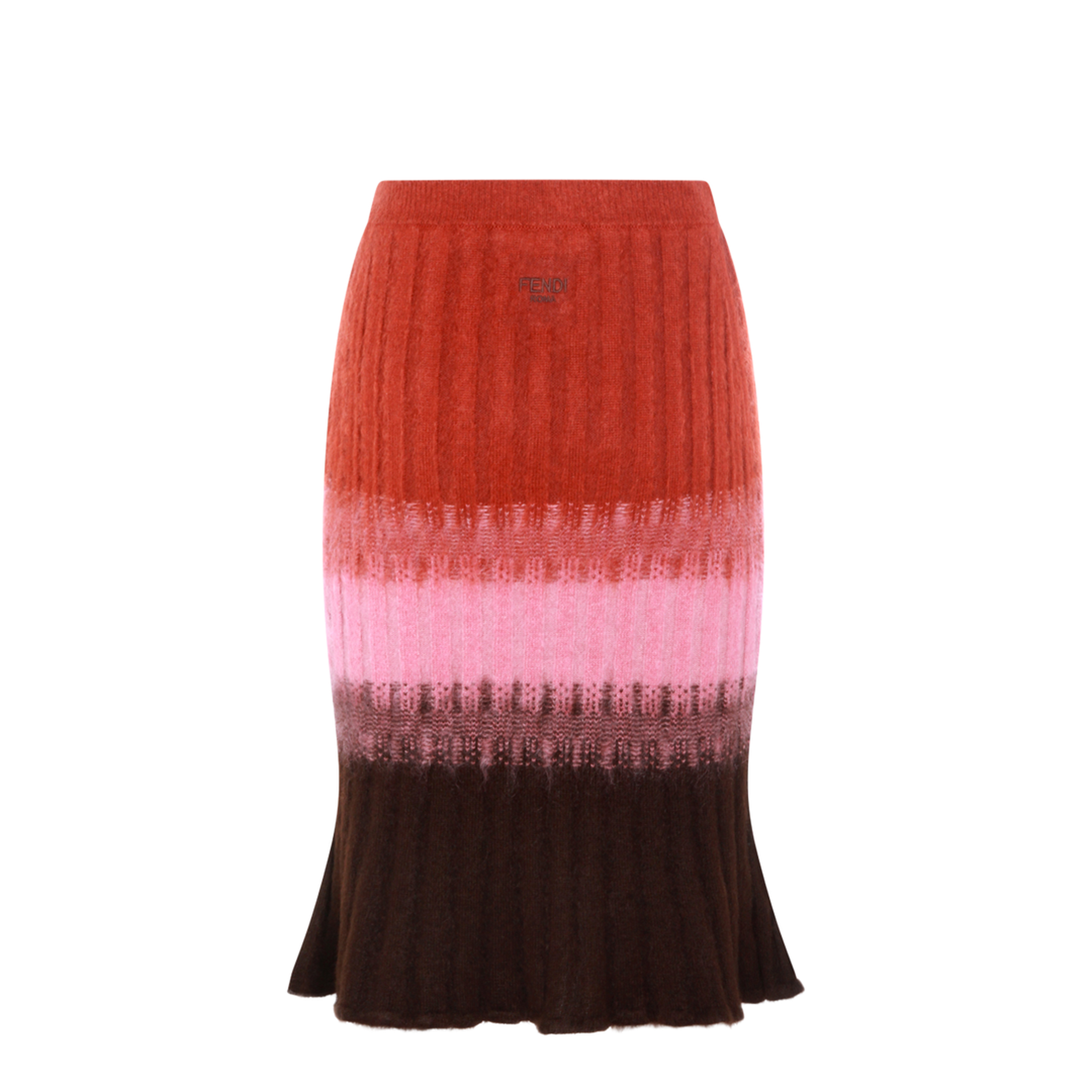 Multicoloured Mohair and Wool Skirt - Image 3