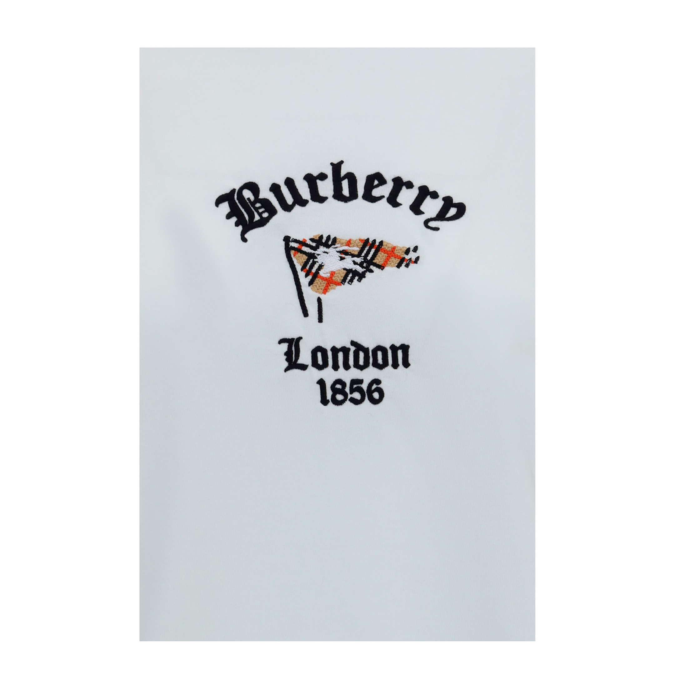 Cotton T-Shirt with Check Flag - Image 3