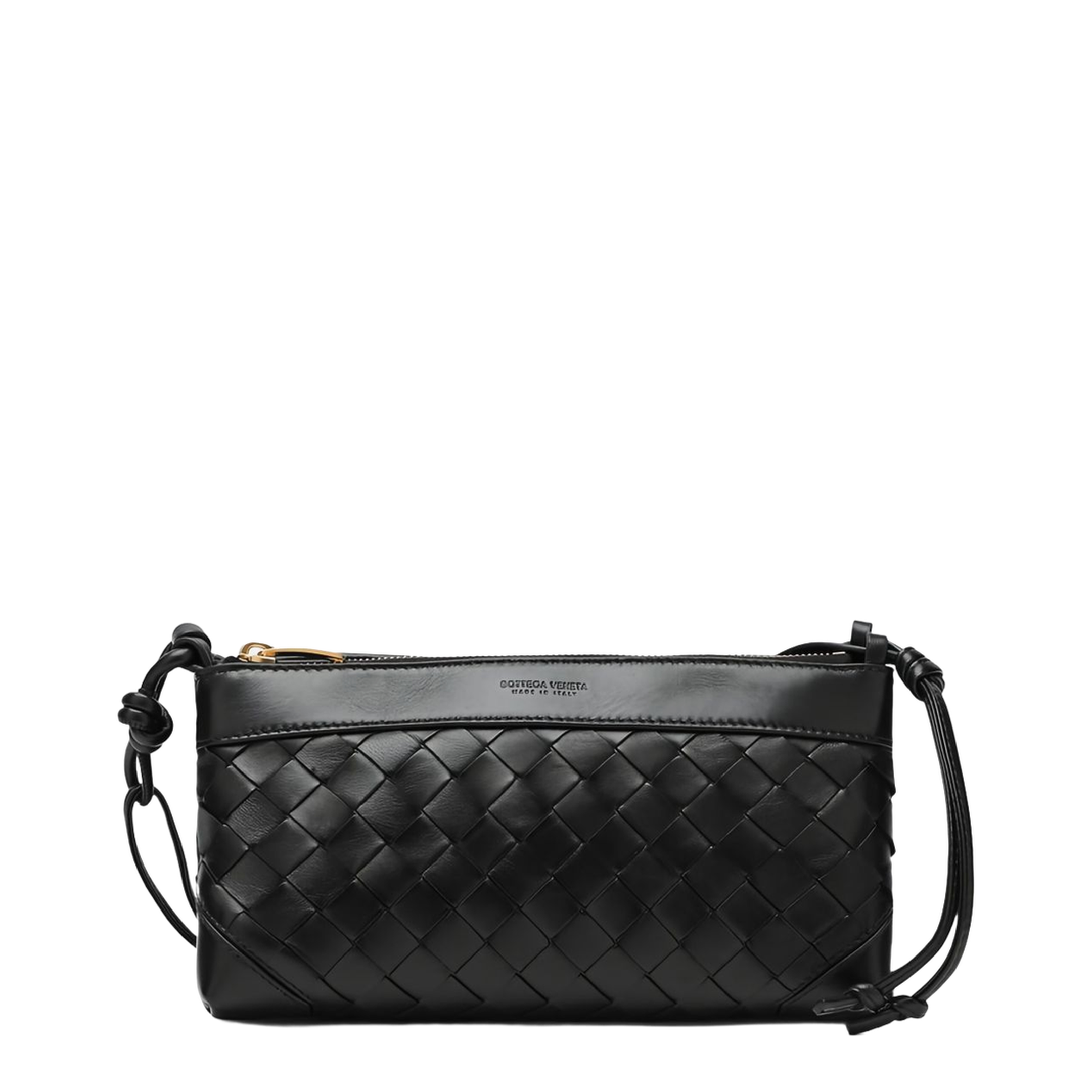 Andiamo Leather Crossbody Bags - Black - Image 1