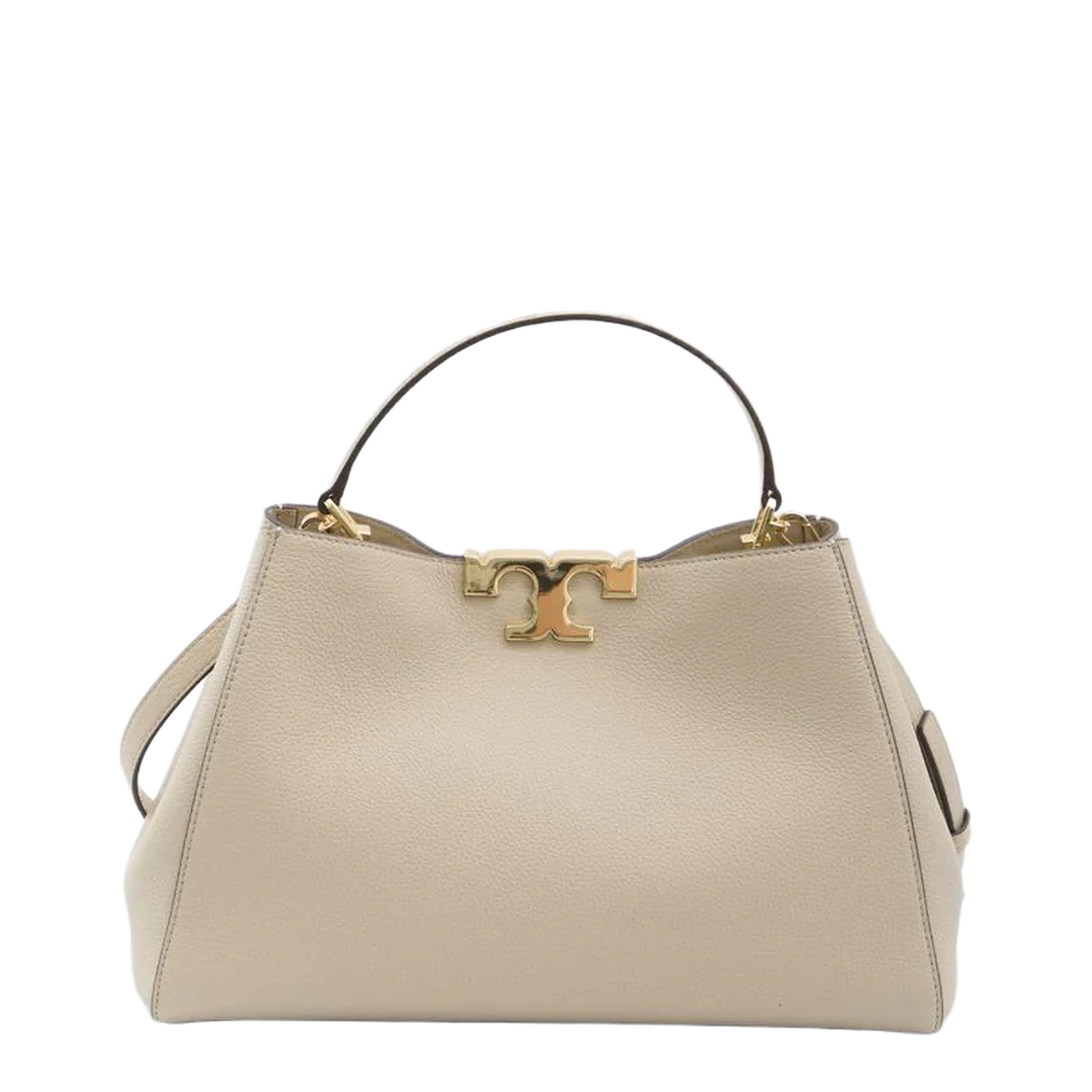 Eleanor Soft Satchel Cream - Image 1