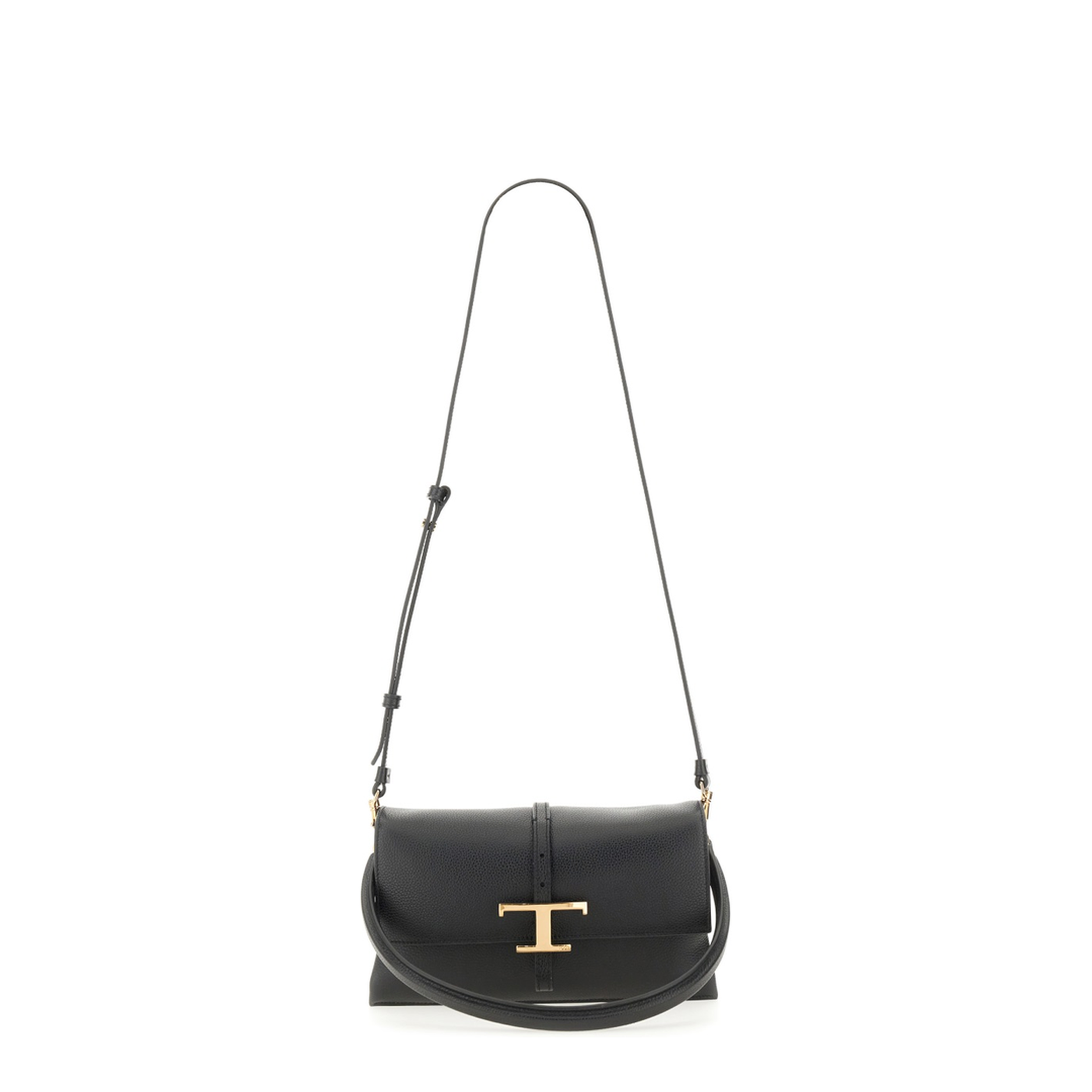 T Timeless Mini Calfskin Flap Bag - Black - Image 2