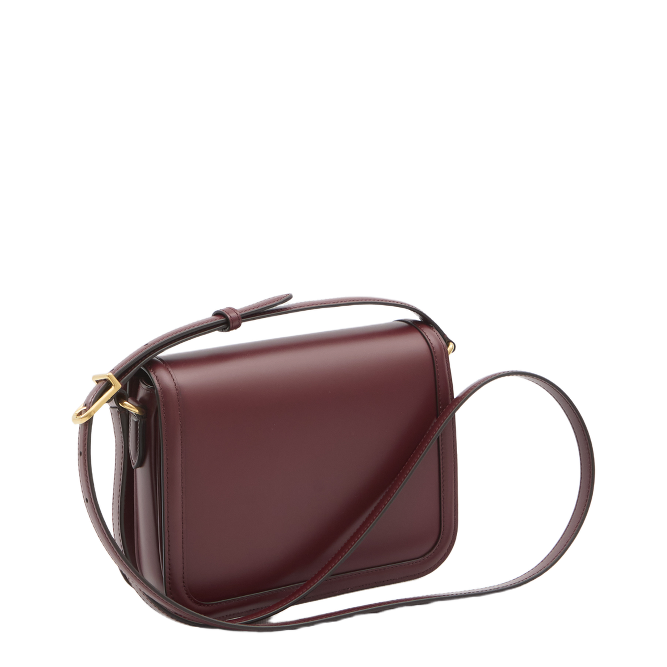 Calfskin Crossbody - Ruby-Bordeaux - Image 2