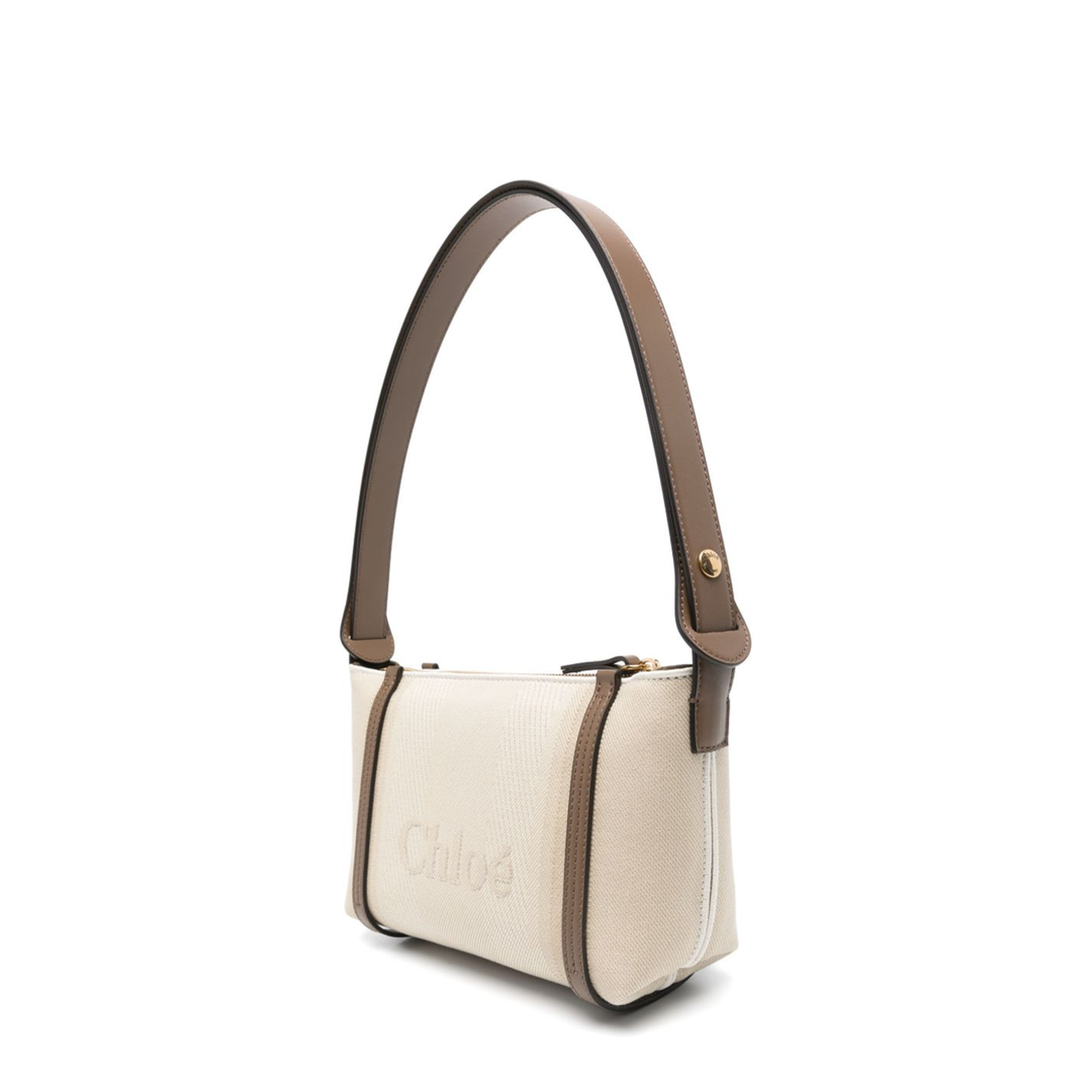 Carry Small Canvas Shoulder Bag - Vegetal Beige - Image 4
