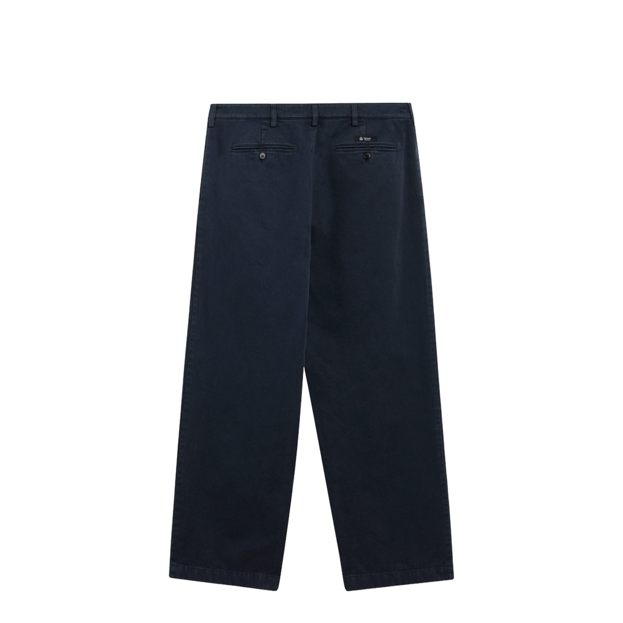 Blue Cotton Trousers - Image 2