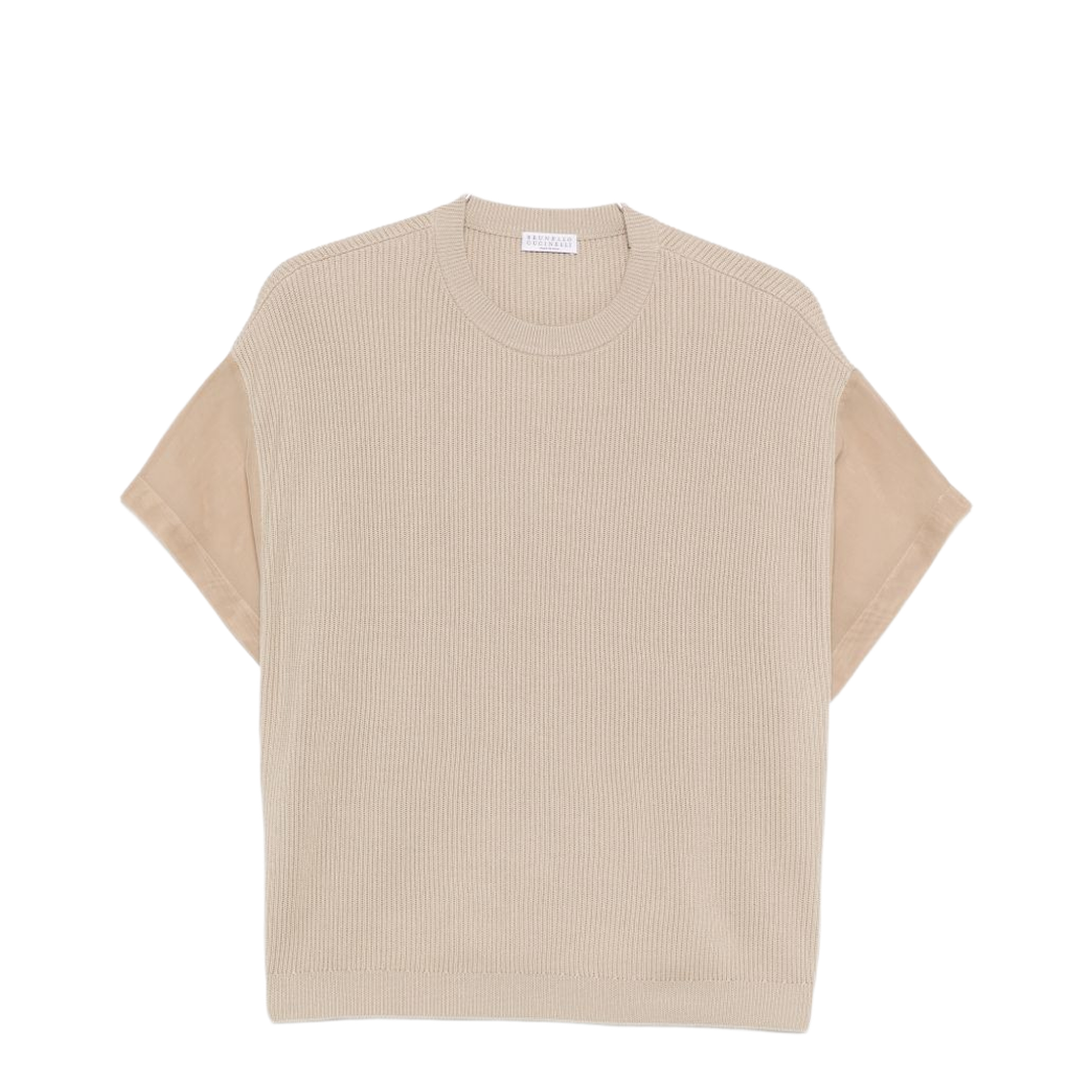 Cotton T-Shirt - Natural - Image 1