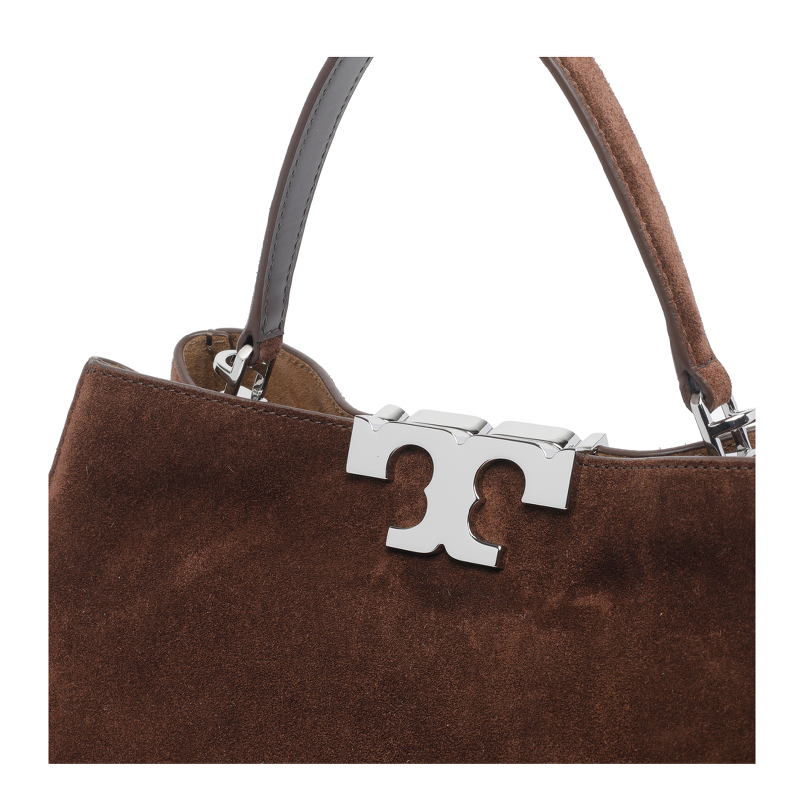 Eleanor Suede Satchel Bag - Image 4