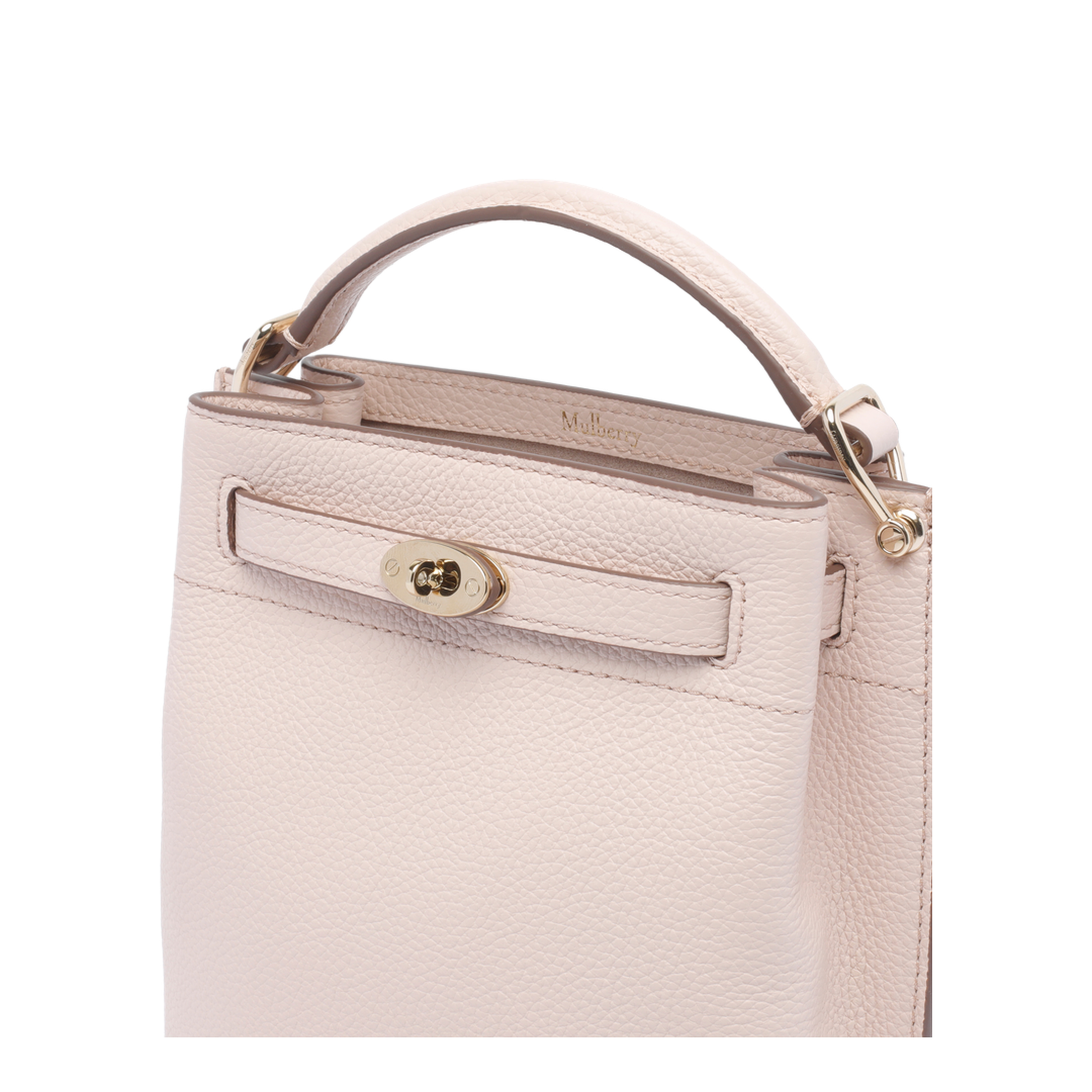 Leather Bucket Bag with Logo - Image 4