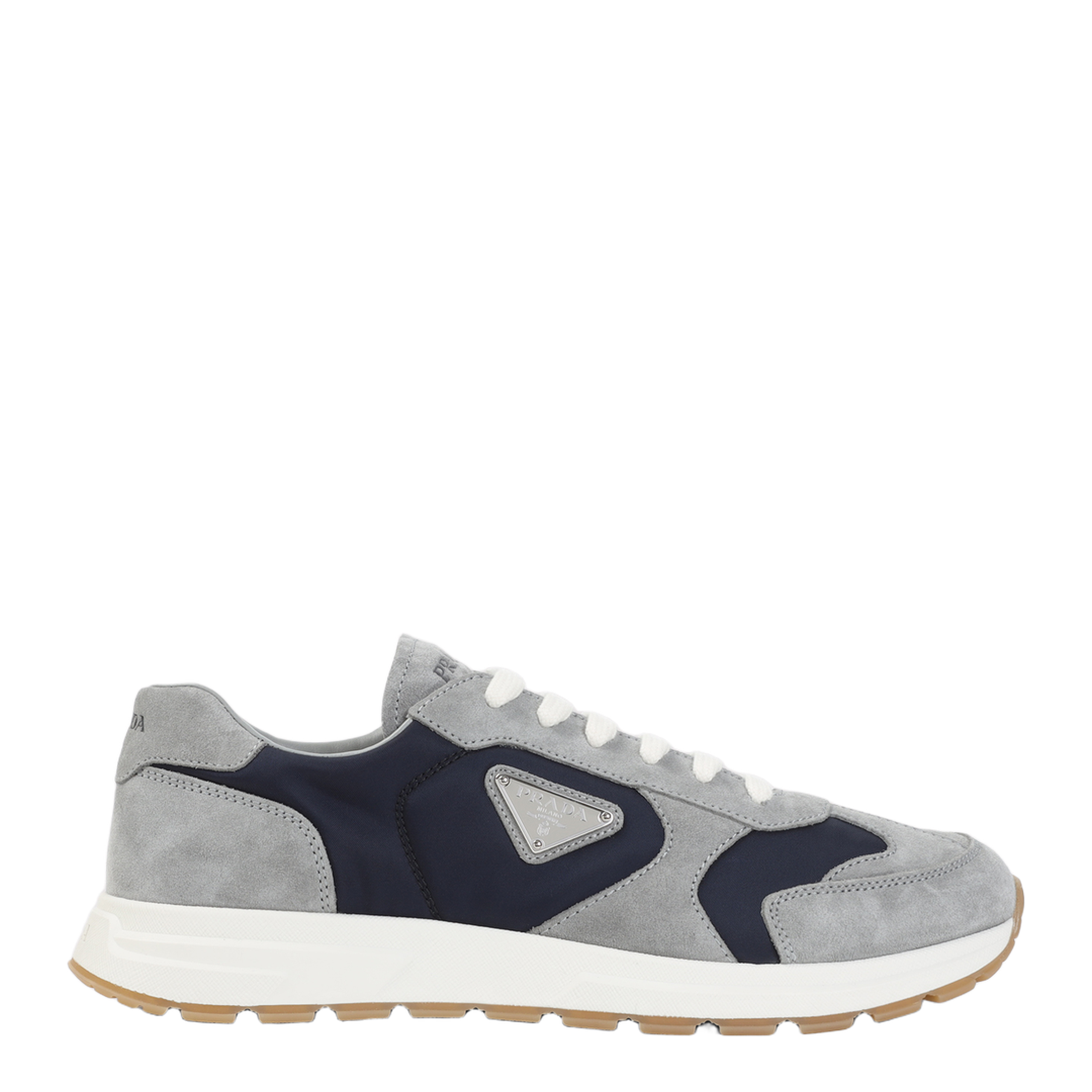 Prax Sneakers in Suede and Re-Nylon - Image 1