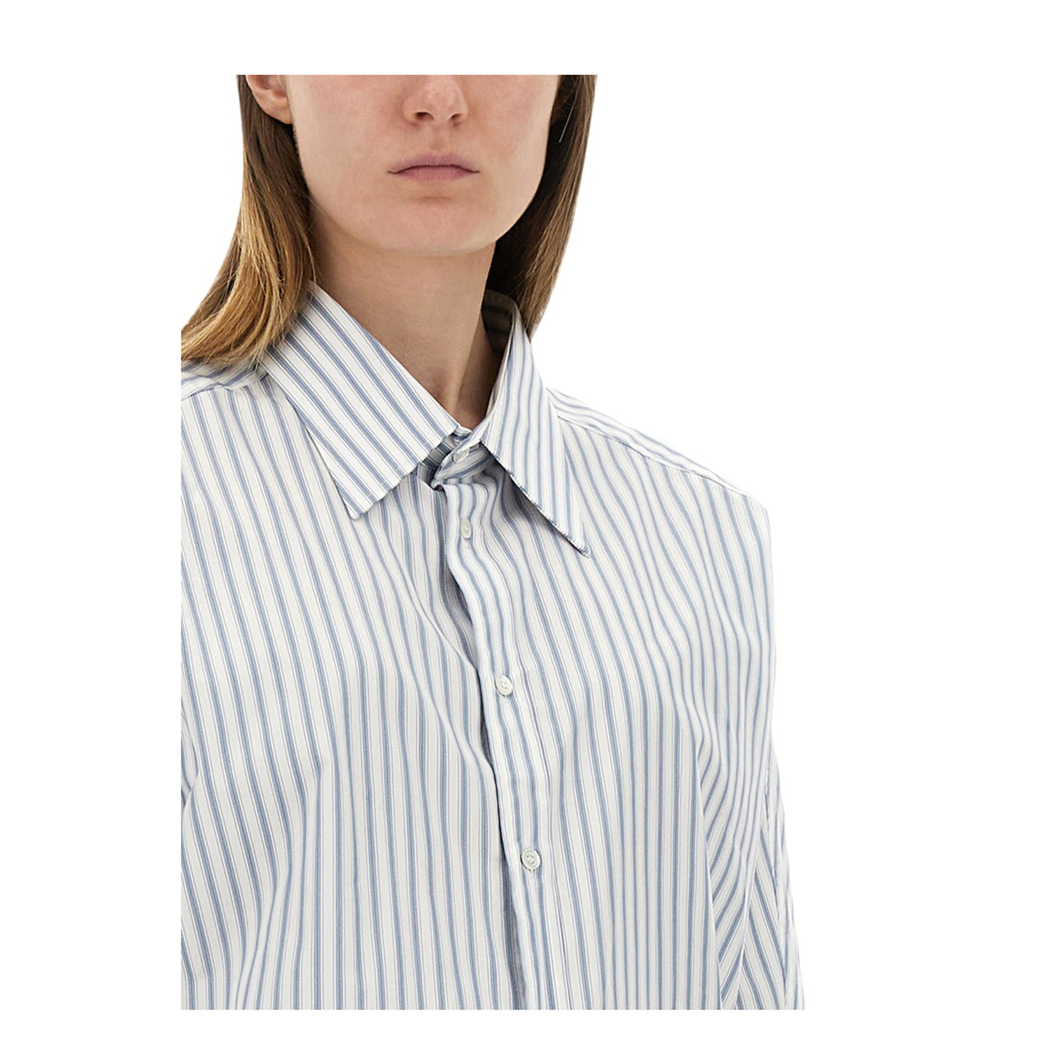 Striped Cotton Shirt - Image 4