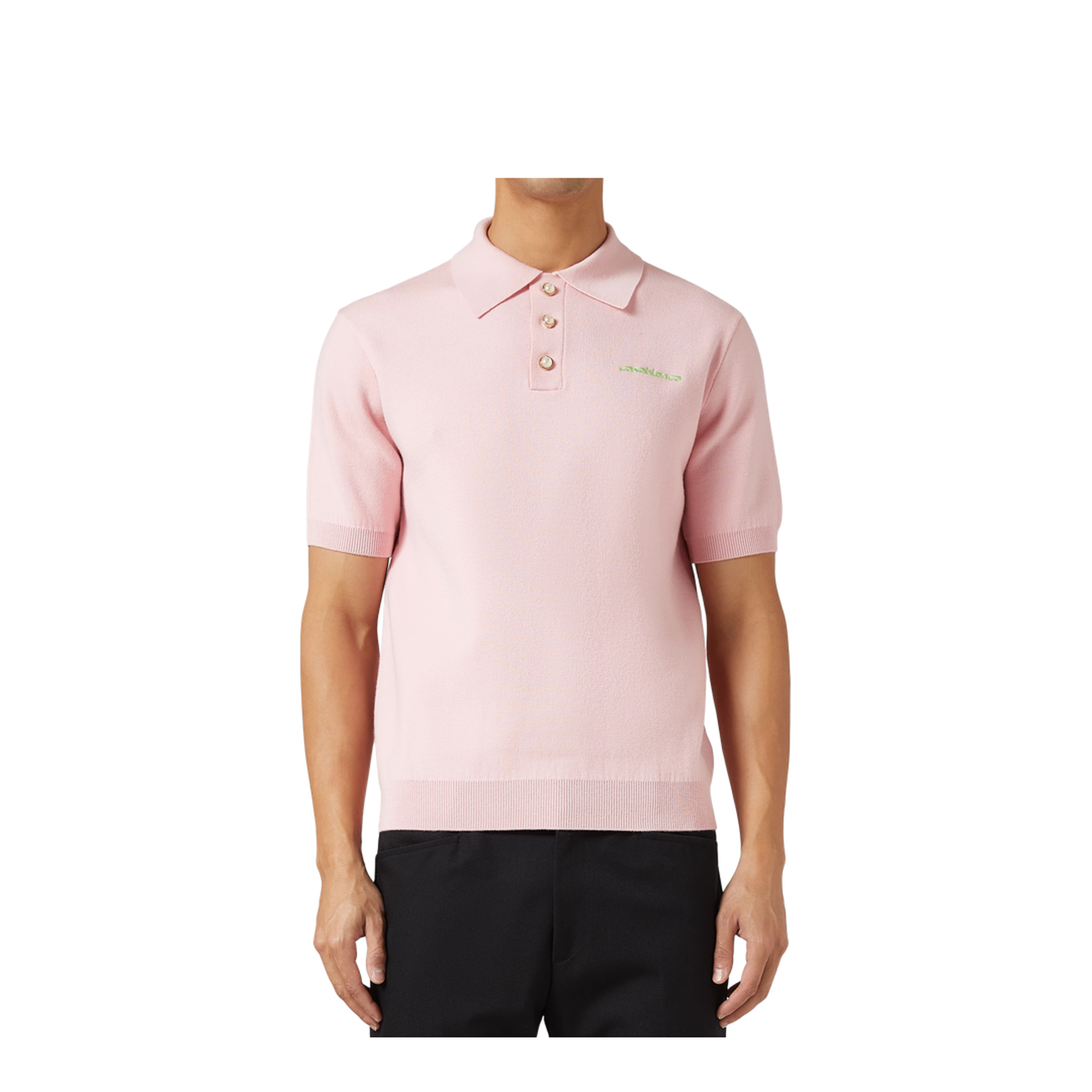 Wool-blend polo shirt - Image 1