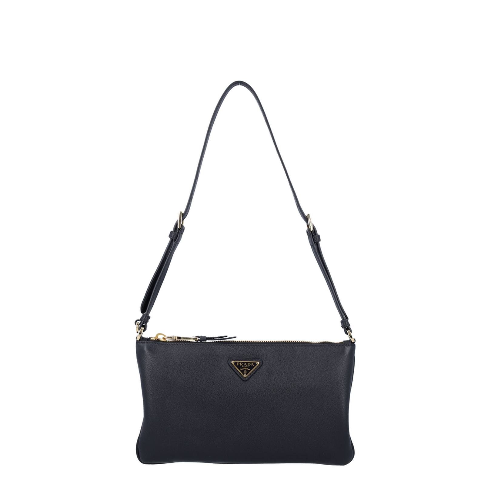 Soft Grain Shoulder Bag Black - Image 1