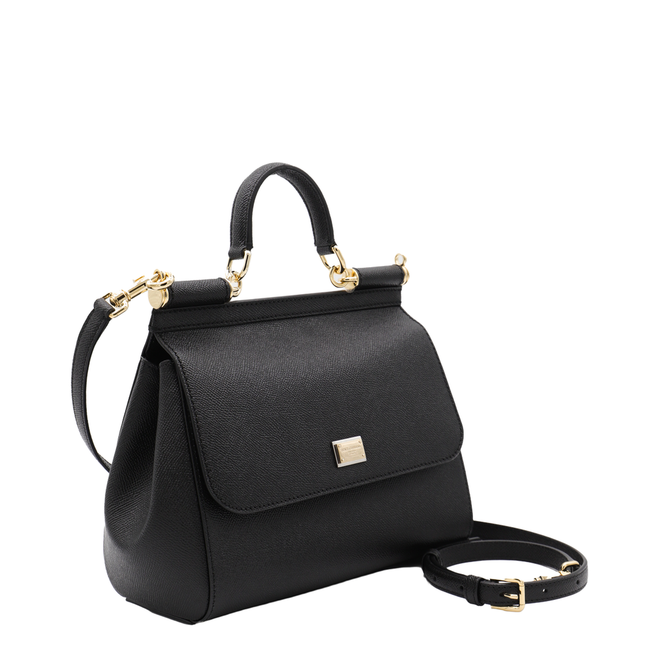 Sicily Grand Calfskin Handbag - Noir - Image 3