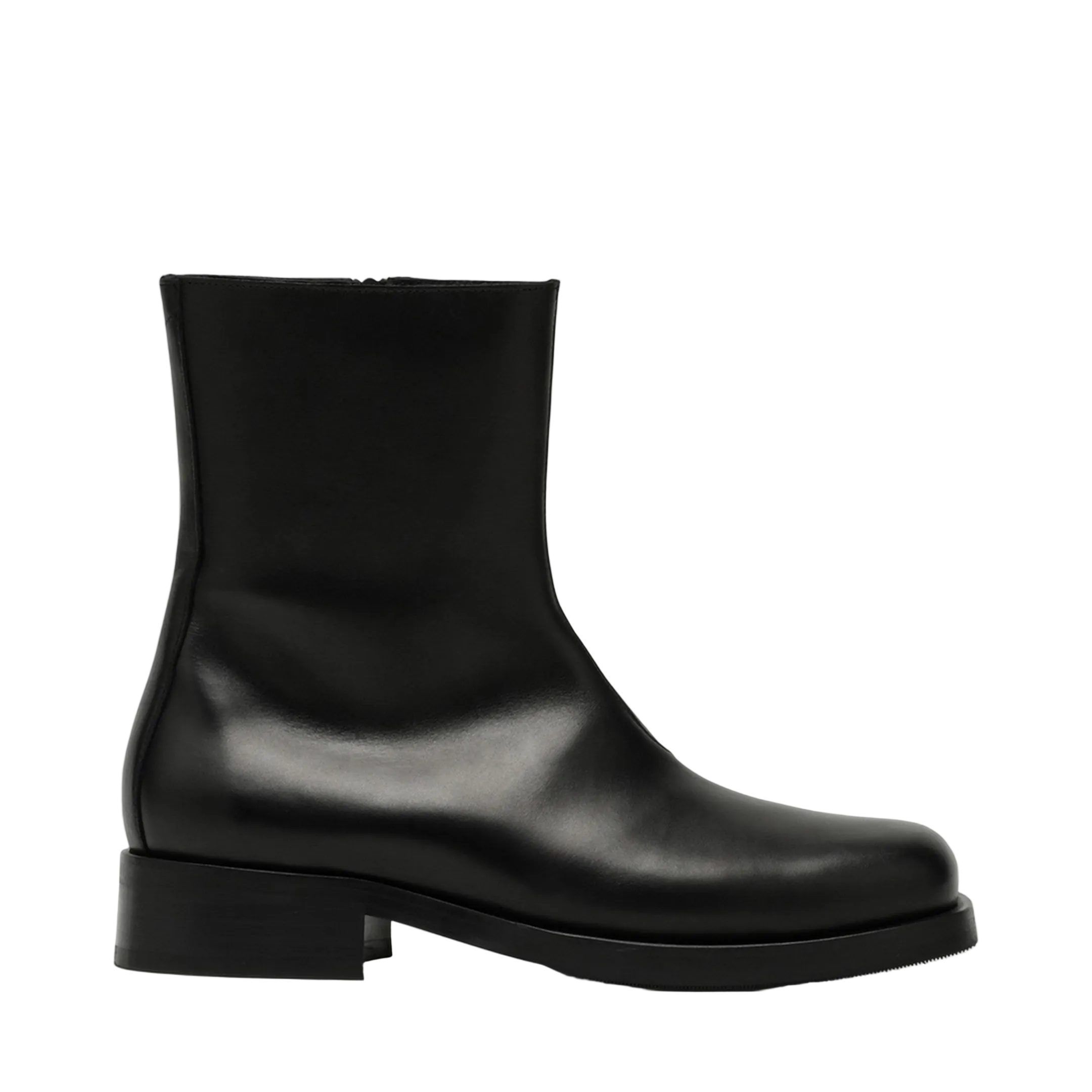 Black Leather Ankle Boot - Image 1
